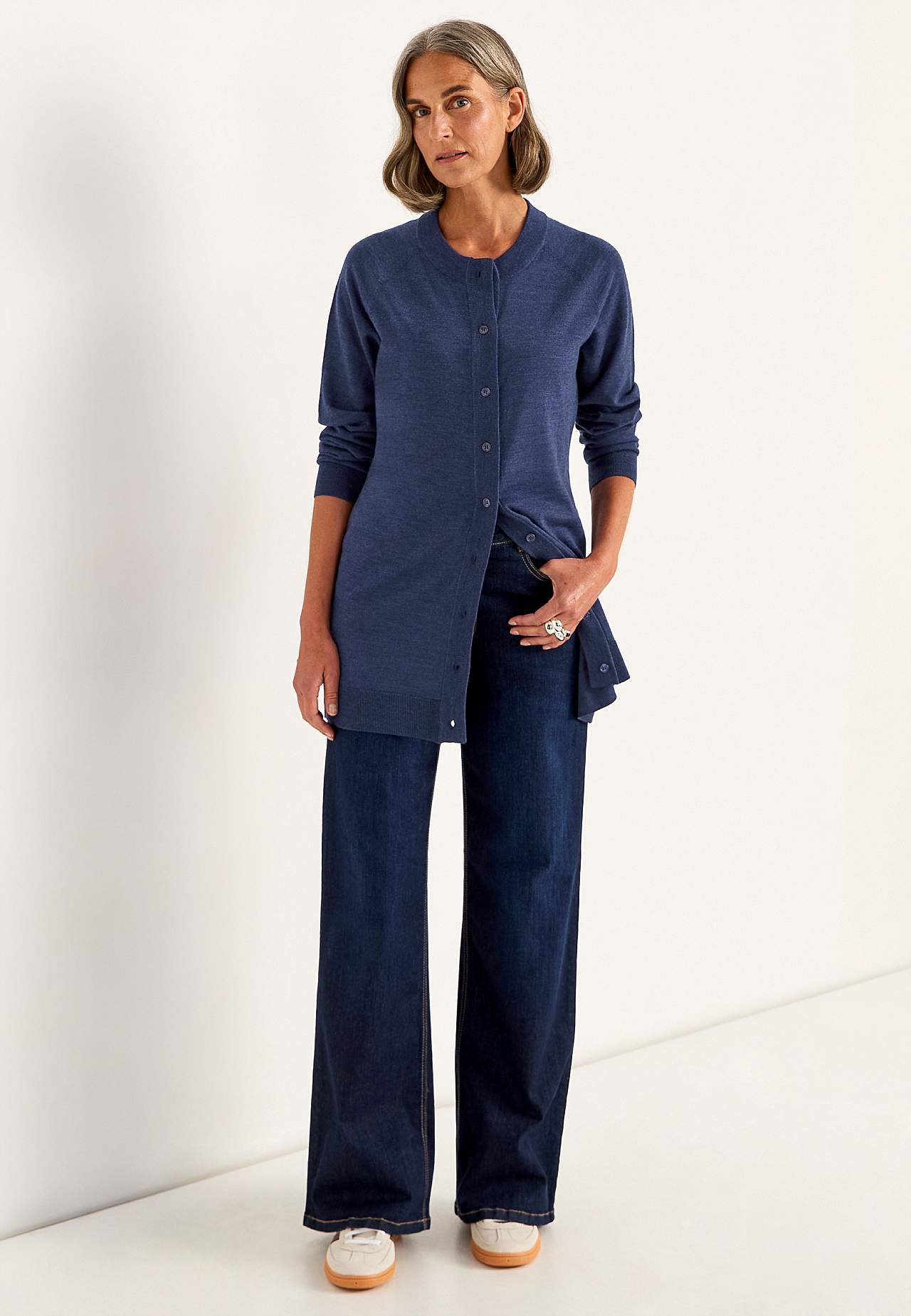 Cardigan Premium aus Merinowolle