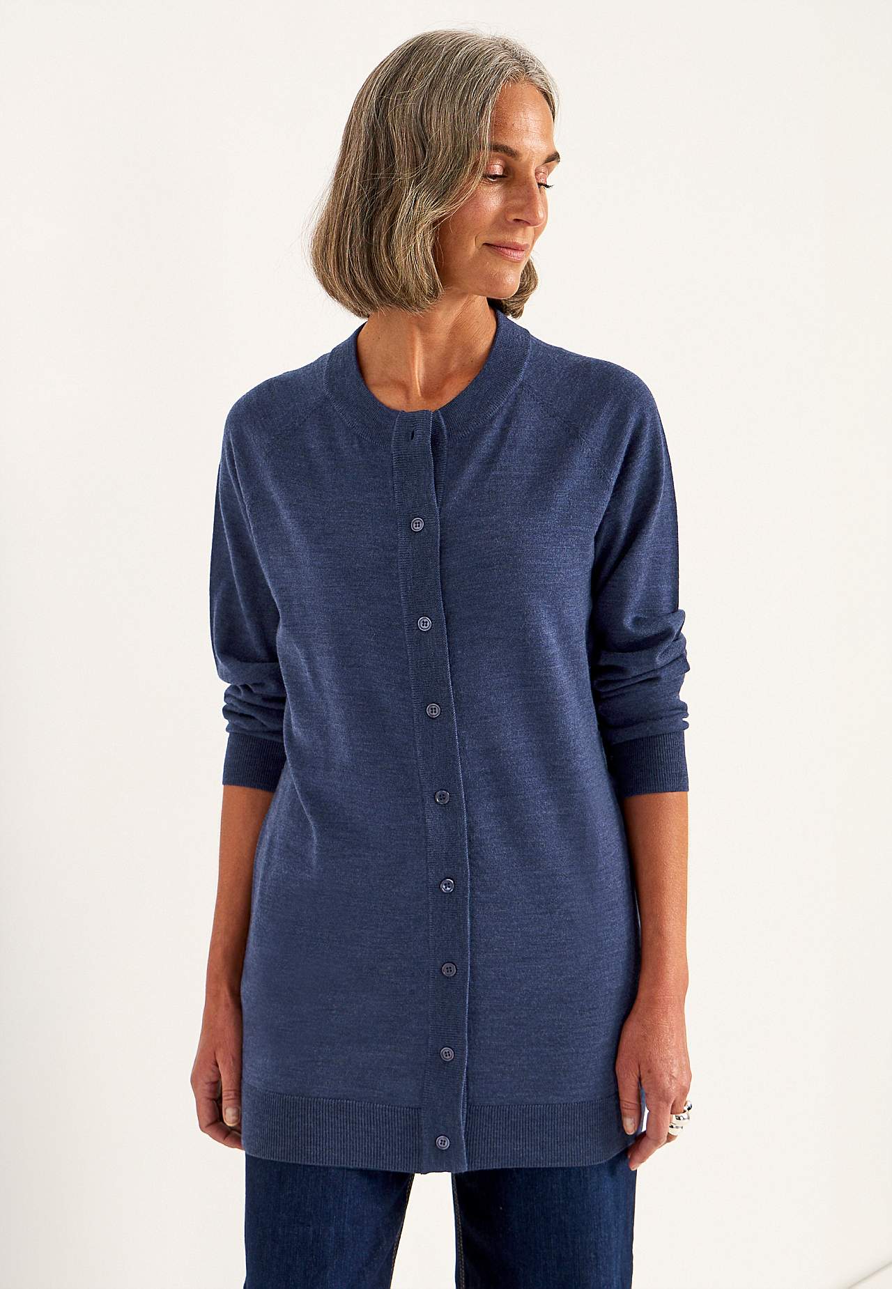 Cardigan Premium aus Merinowolle