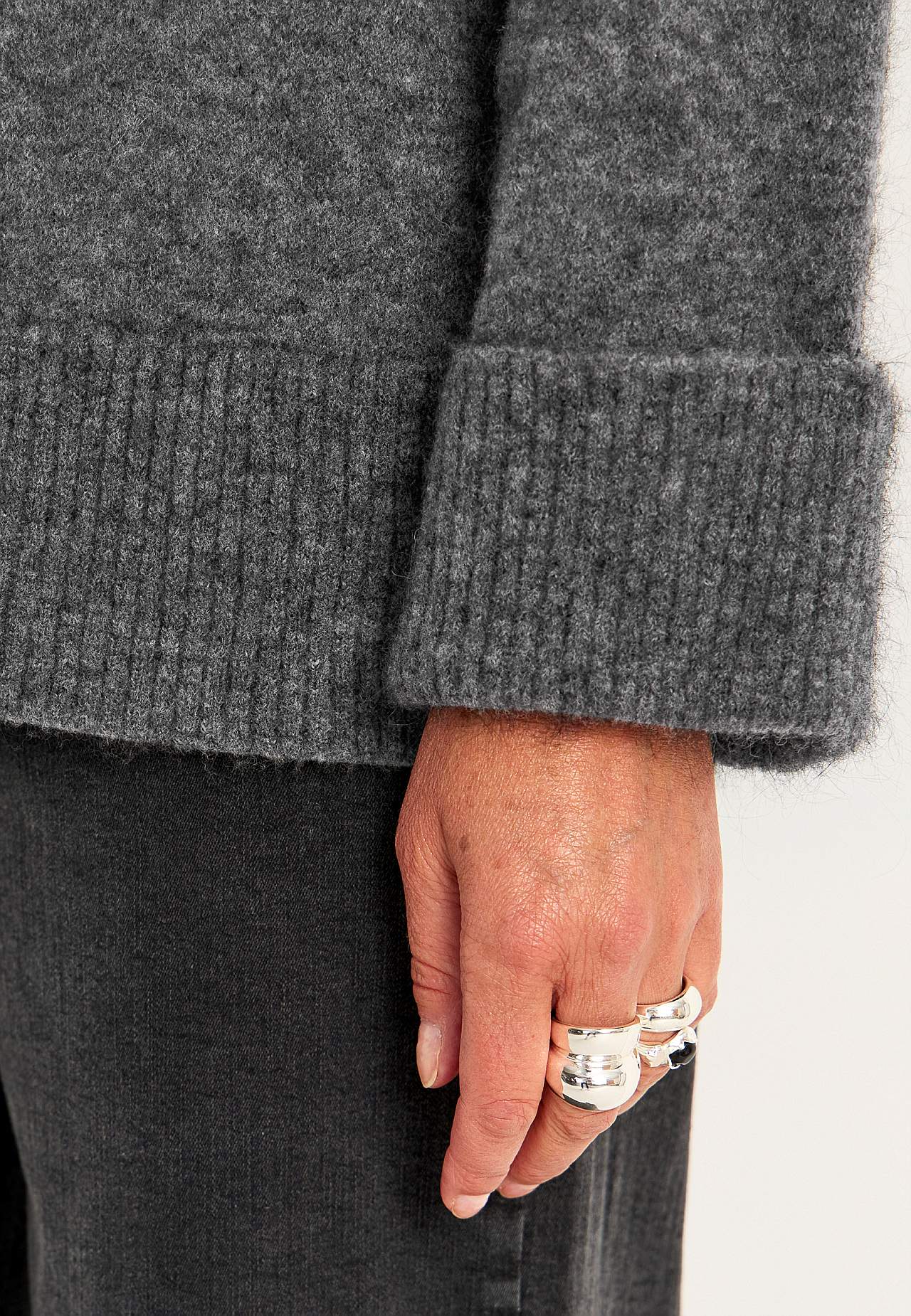 Pullover Premium aus Mohair- und Wollmischung
