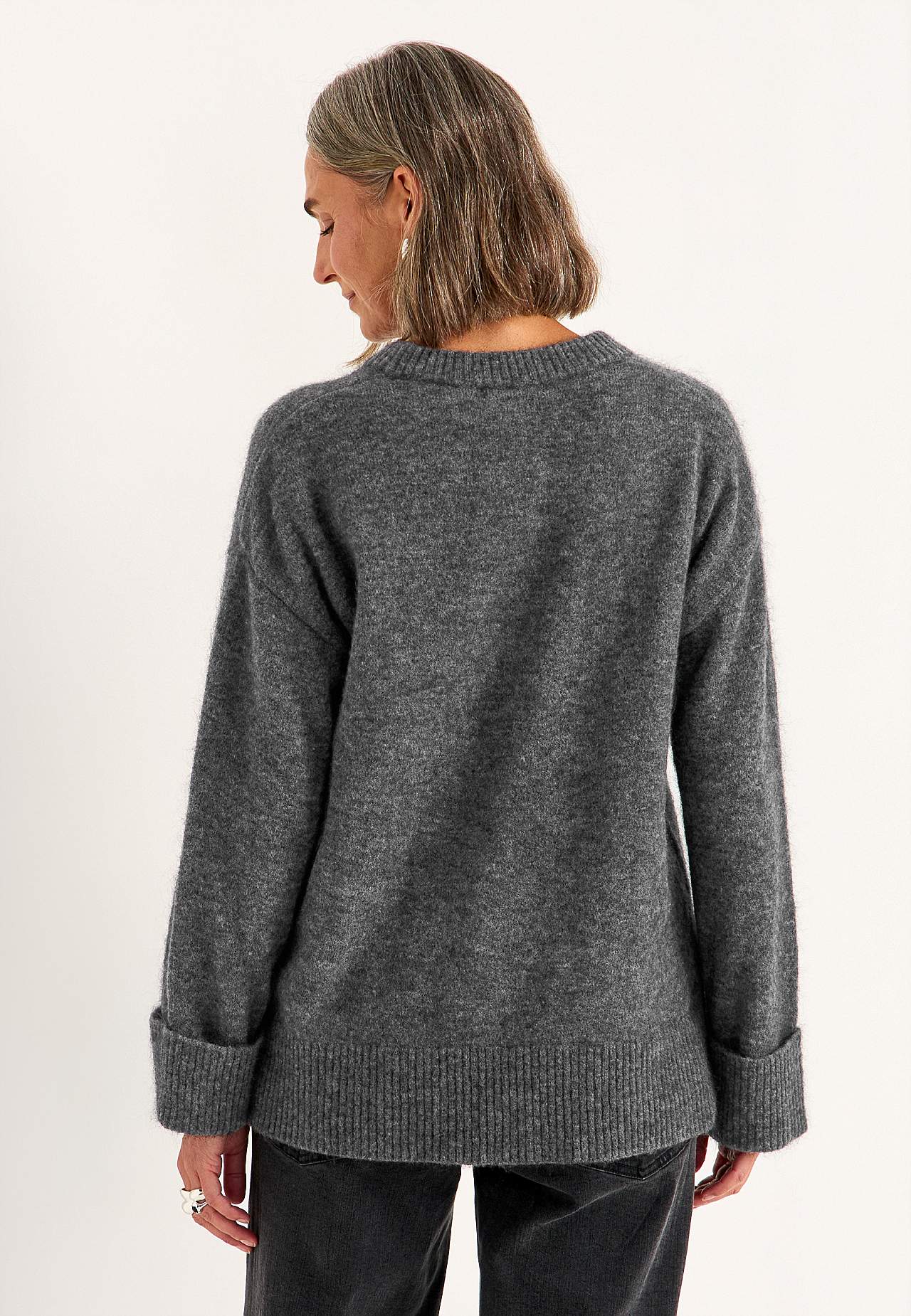 Pullover Premium aus Mohair- und Wollmischung