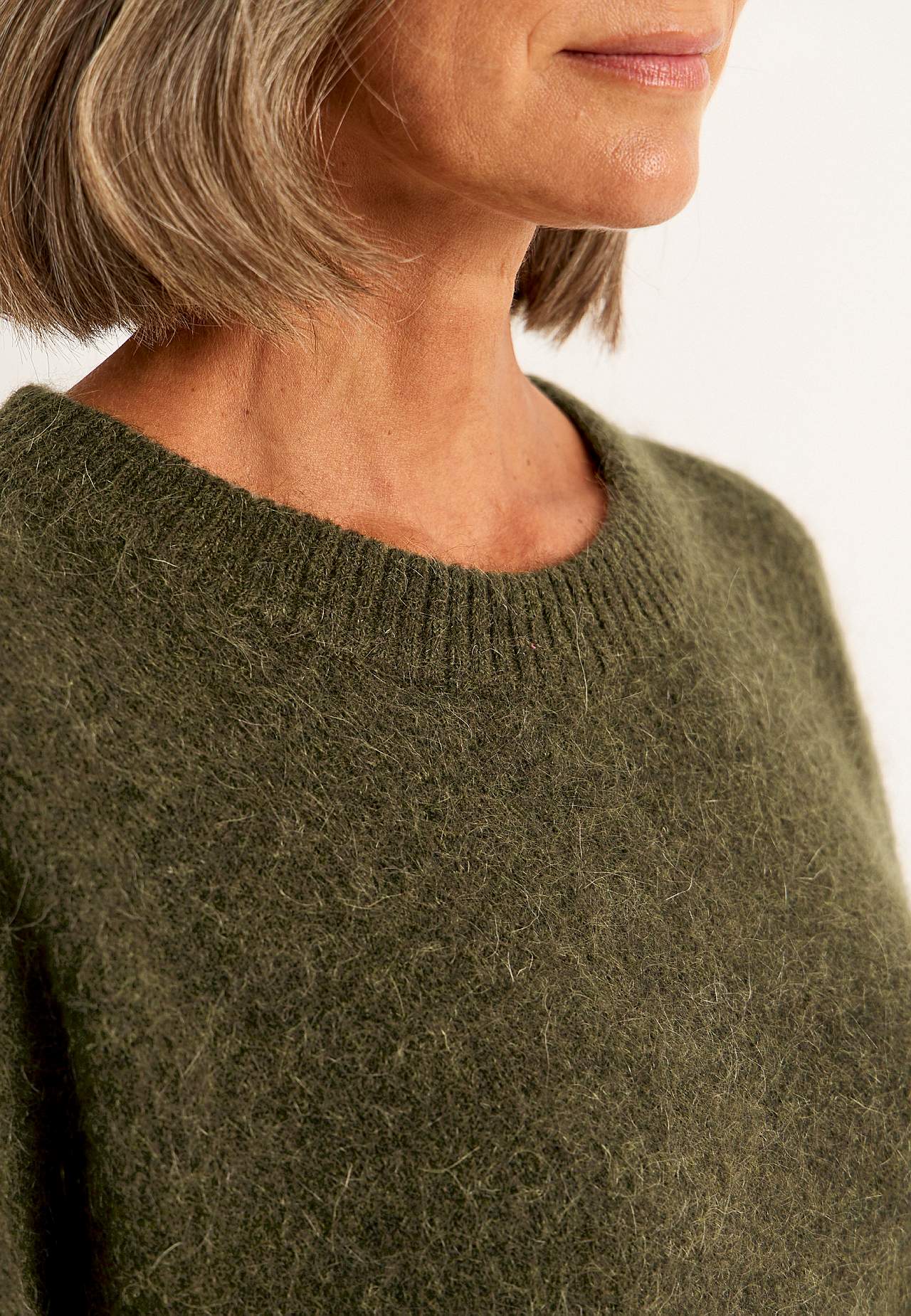 Pullover Premium aus Mohair- und Wollmischung