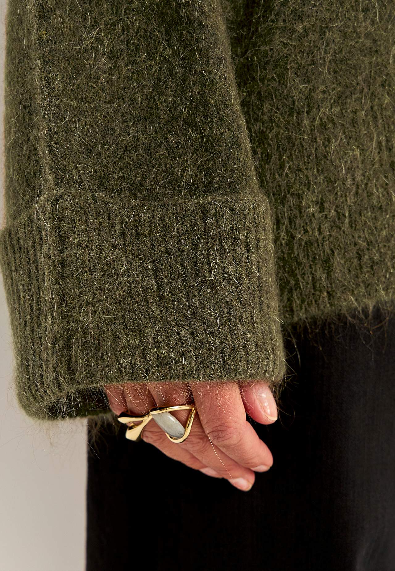 Pullover Premium aus Mohair- und Wollmischung