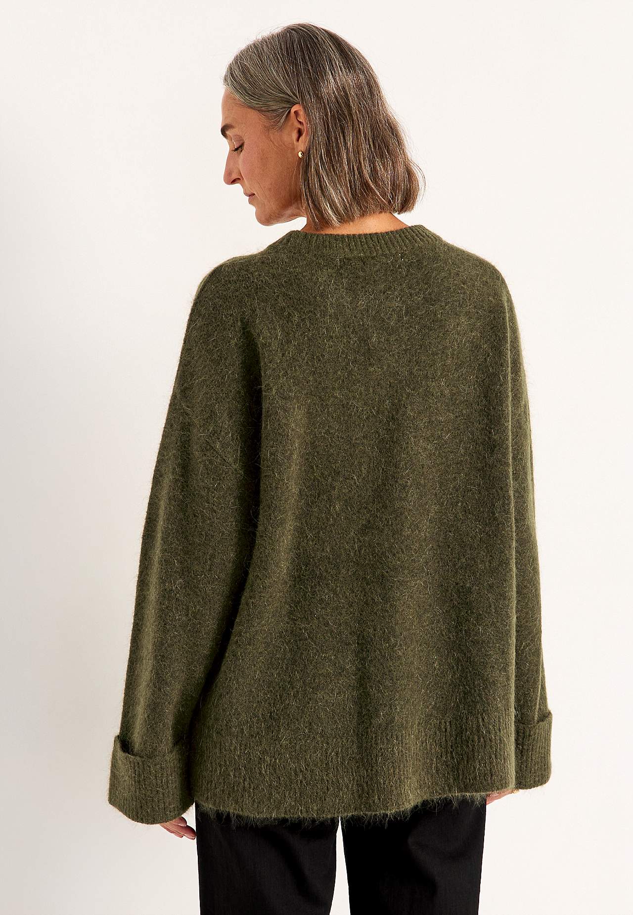 Pullover Premium aus Mohair- und Wollmischung