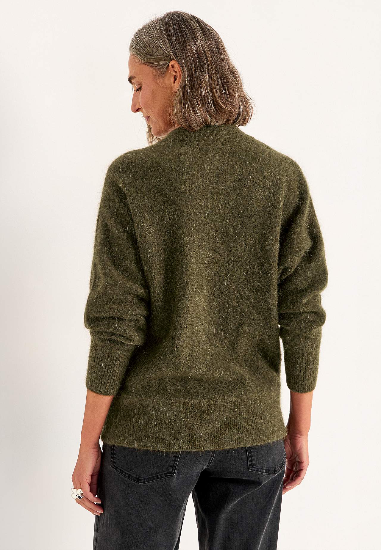 Cardigan Premium aus Mohair- und Wollmischung