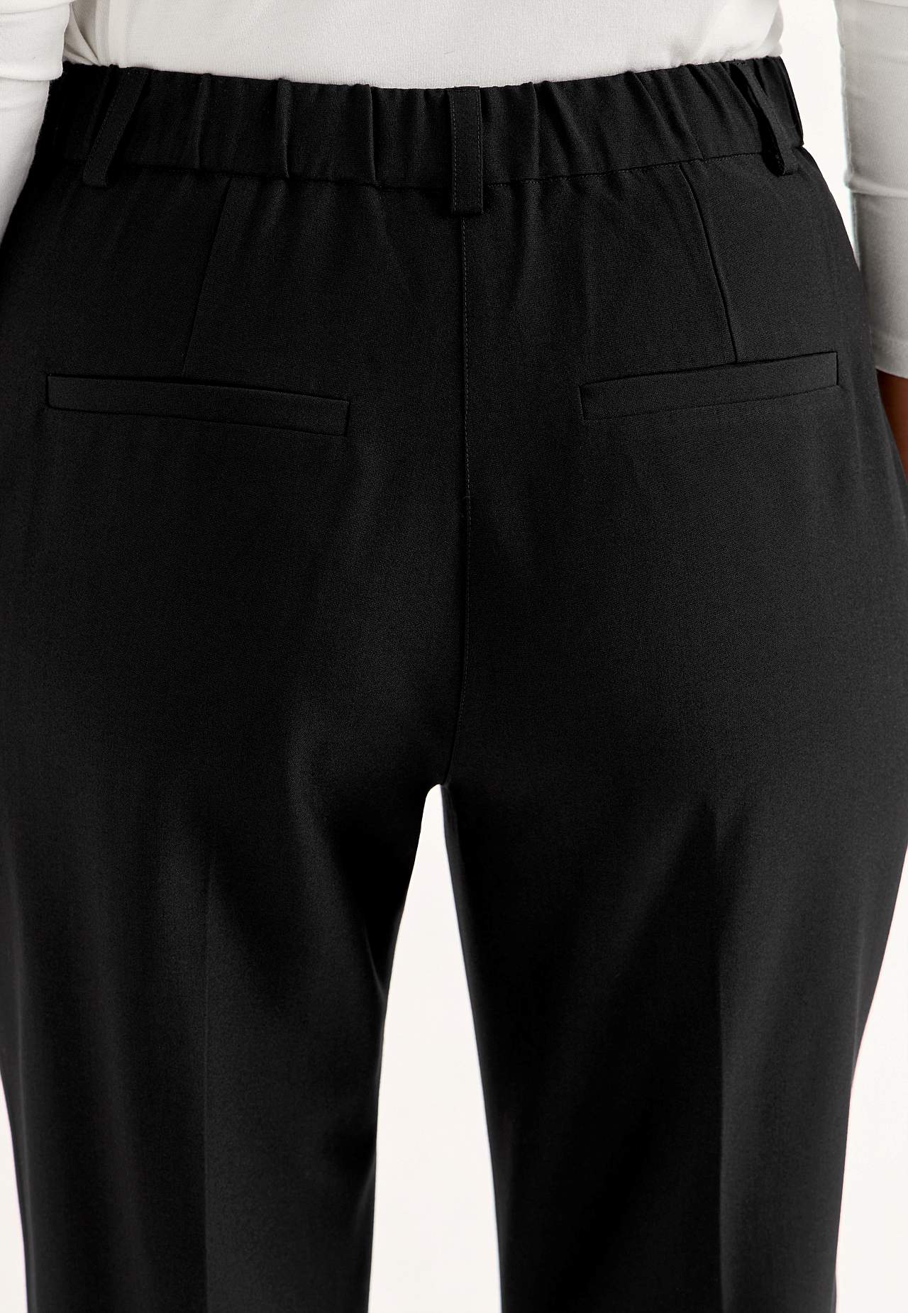 Knöchelhose mit Knitterfalte Pia