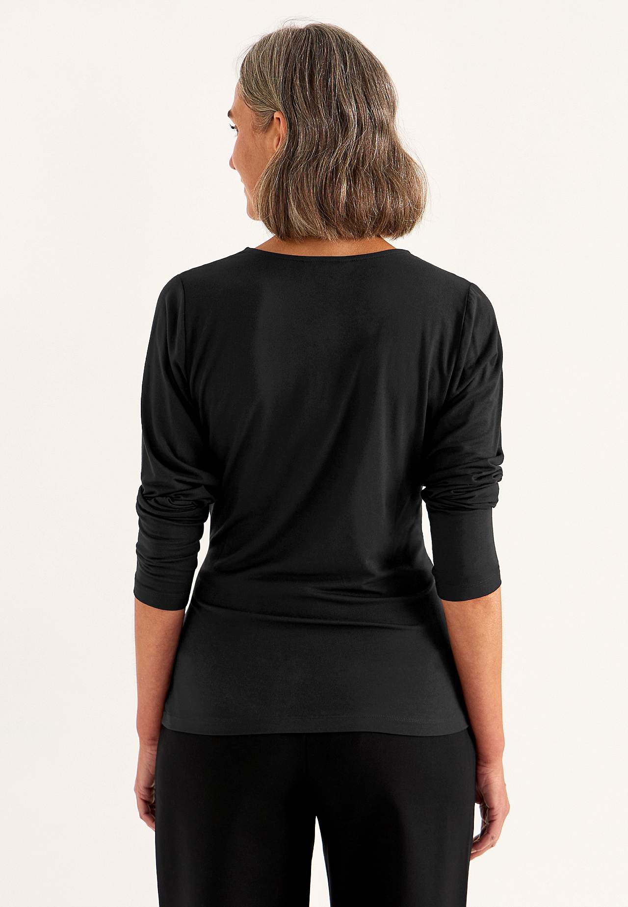 Oberteil Premium aus modal mit Kräuselungen