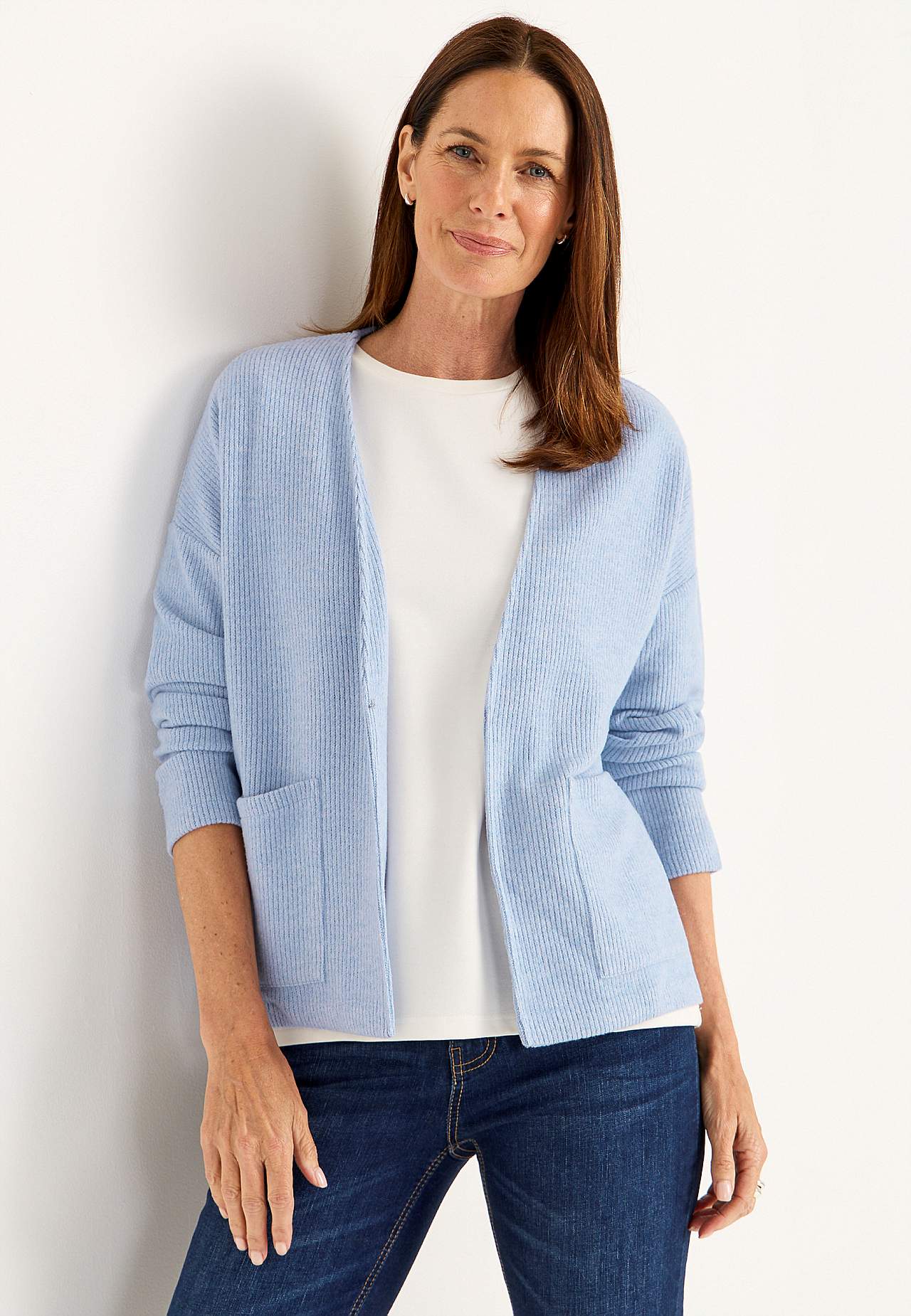 Super weicher Cardigan mit Taschen