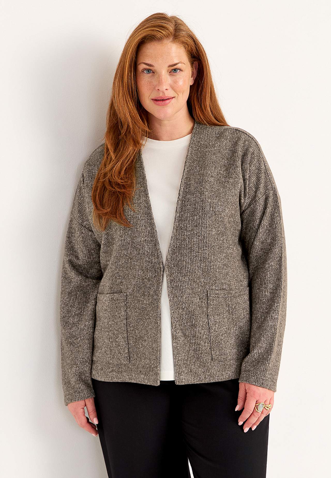 Super weicher Cardigan mit Taschen