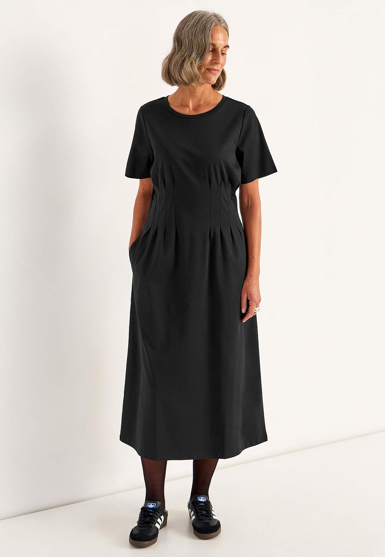 Elastisches Premium Jerseykleid