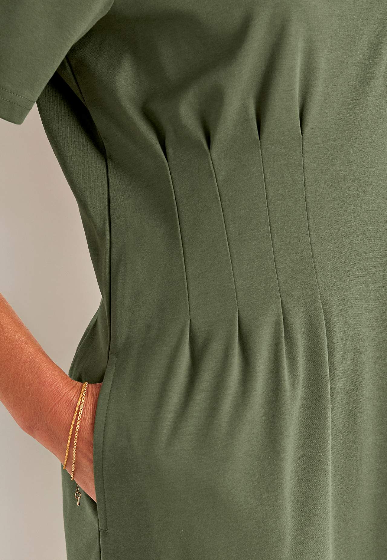 Elastisches Premium Jerseykleid
