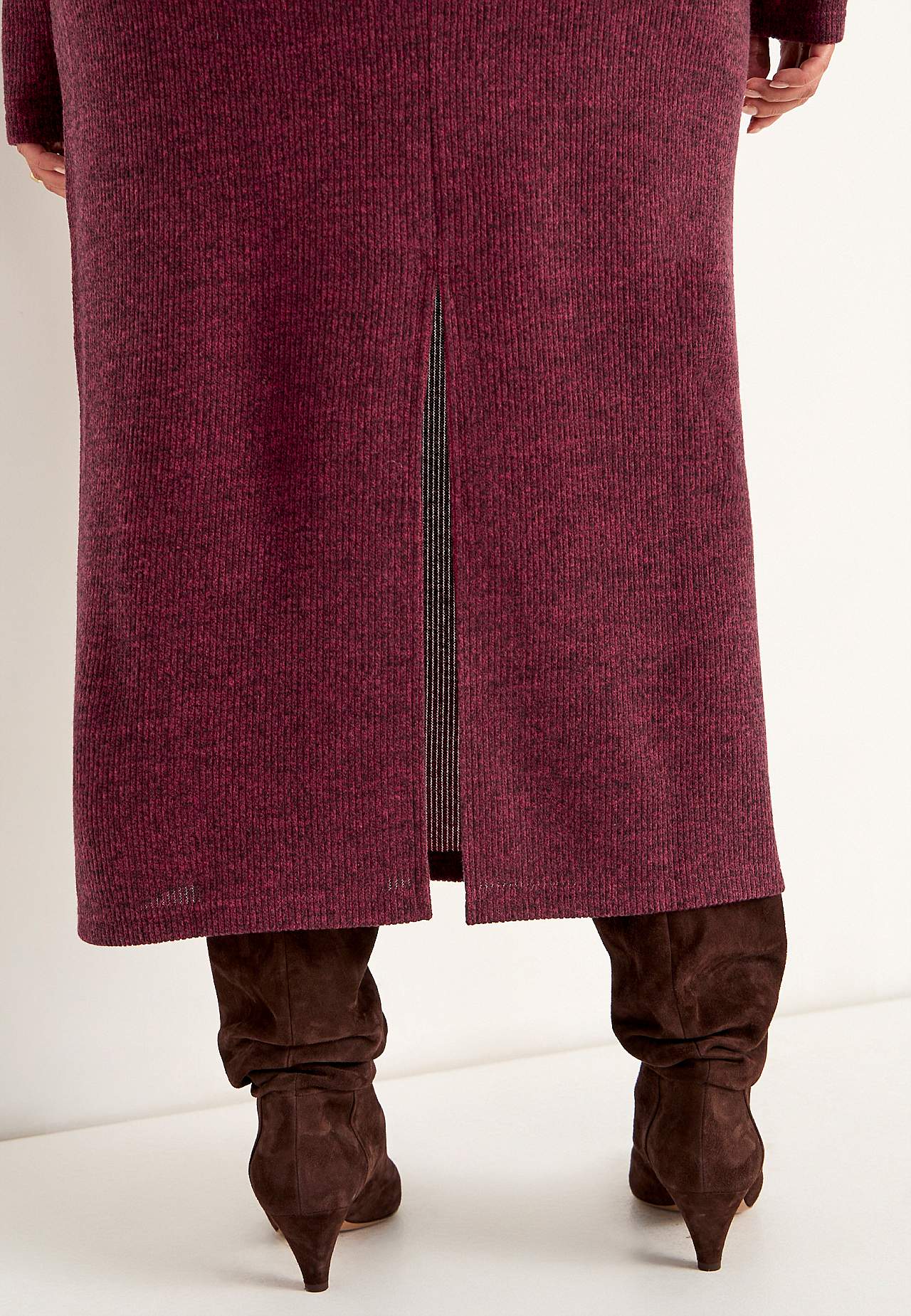 Super weicher Rock mit Schlitz Beata