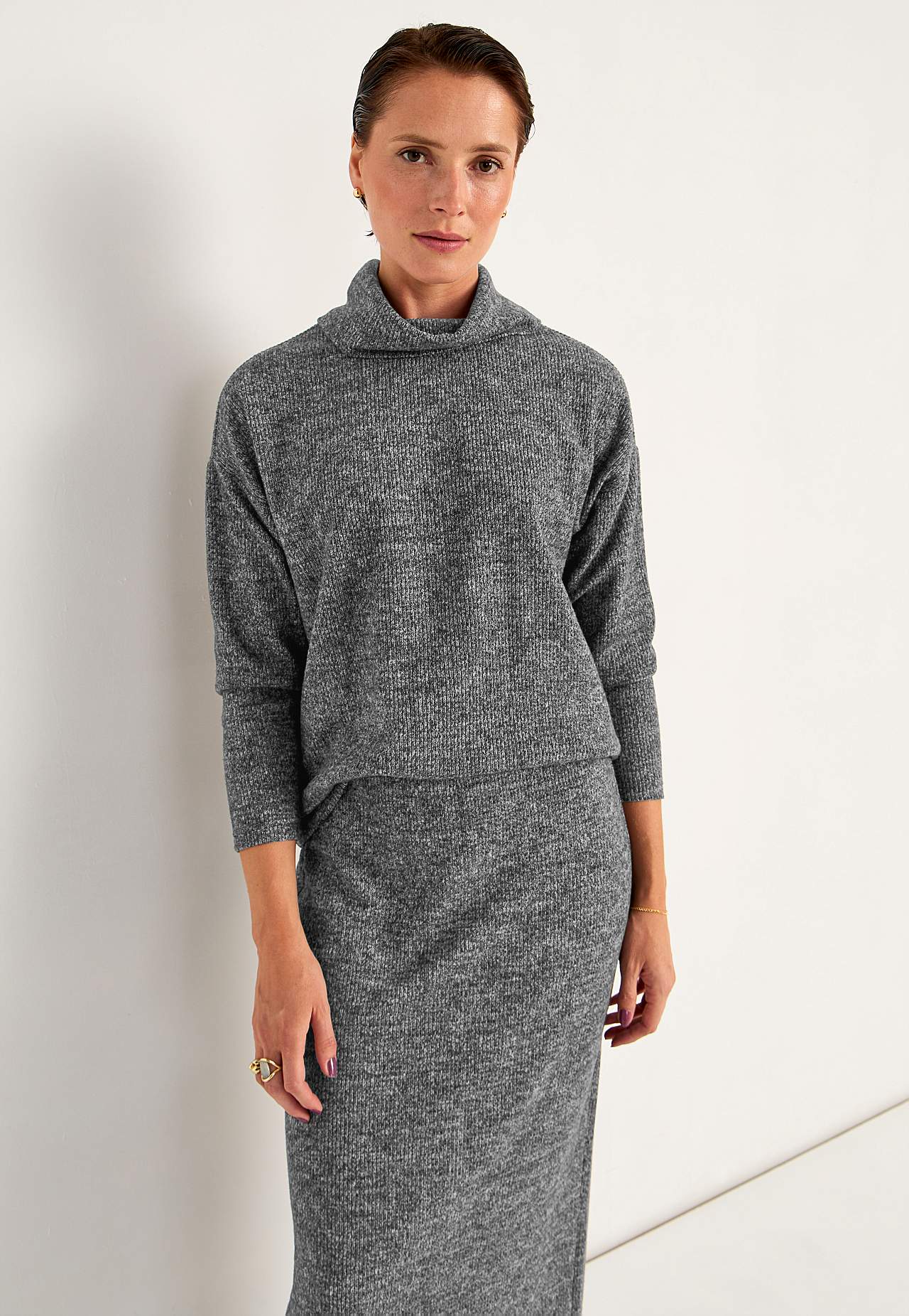 Super weicher Pullover mit Kragen Beata