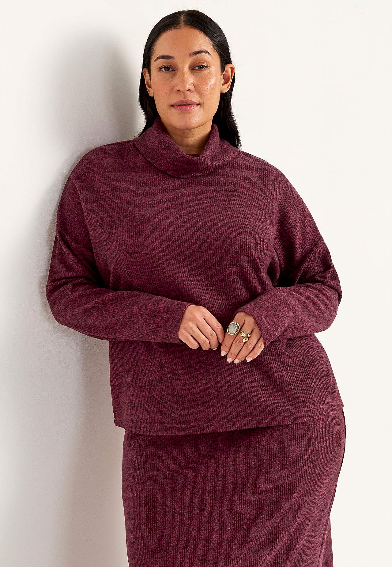Super weicher Pullover mit Kragen Beata
