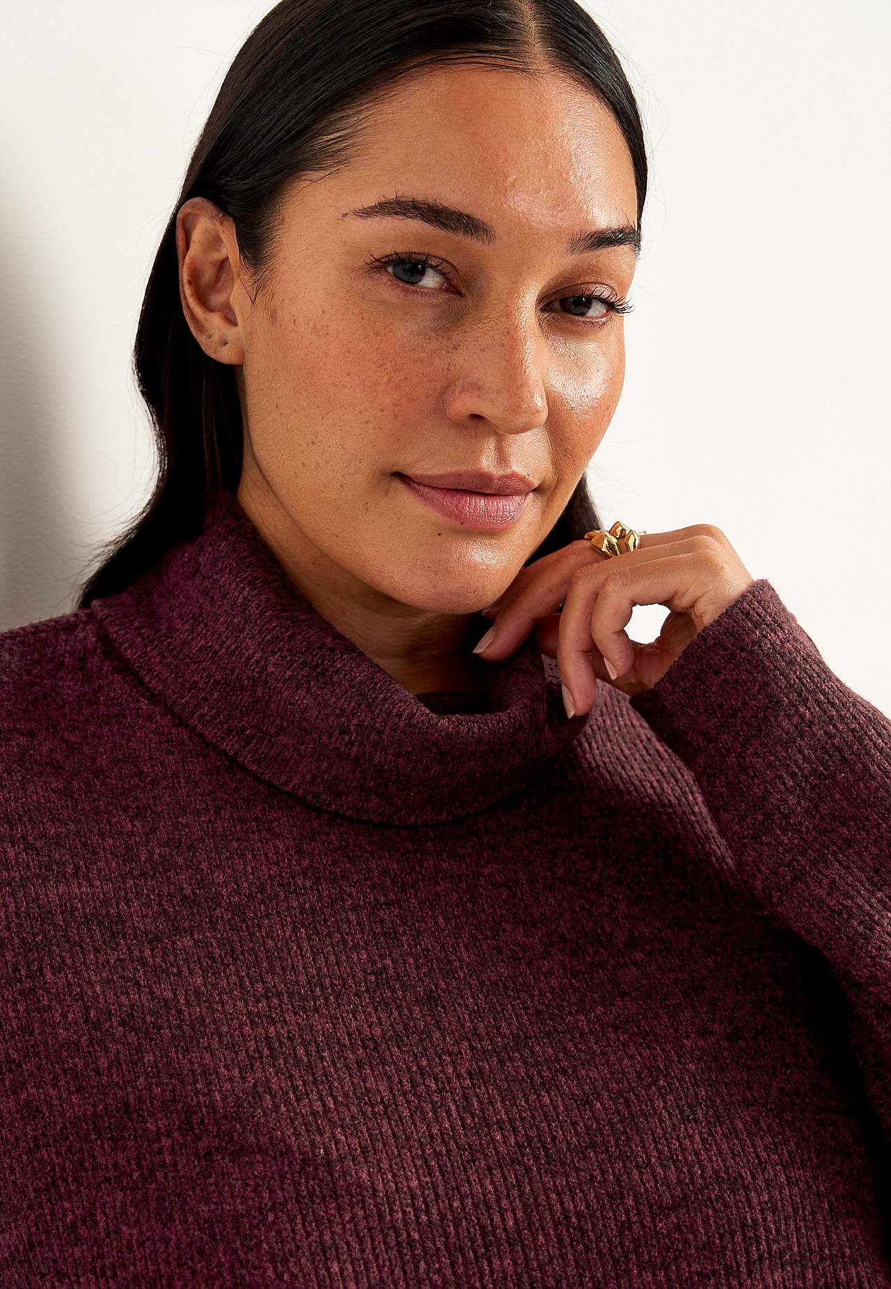Super weicher Pullover mit Kragen Beata
