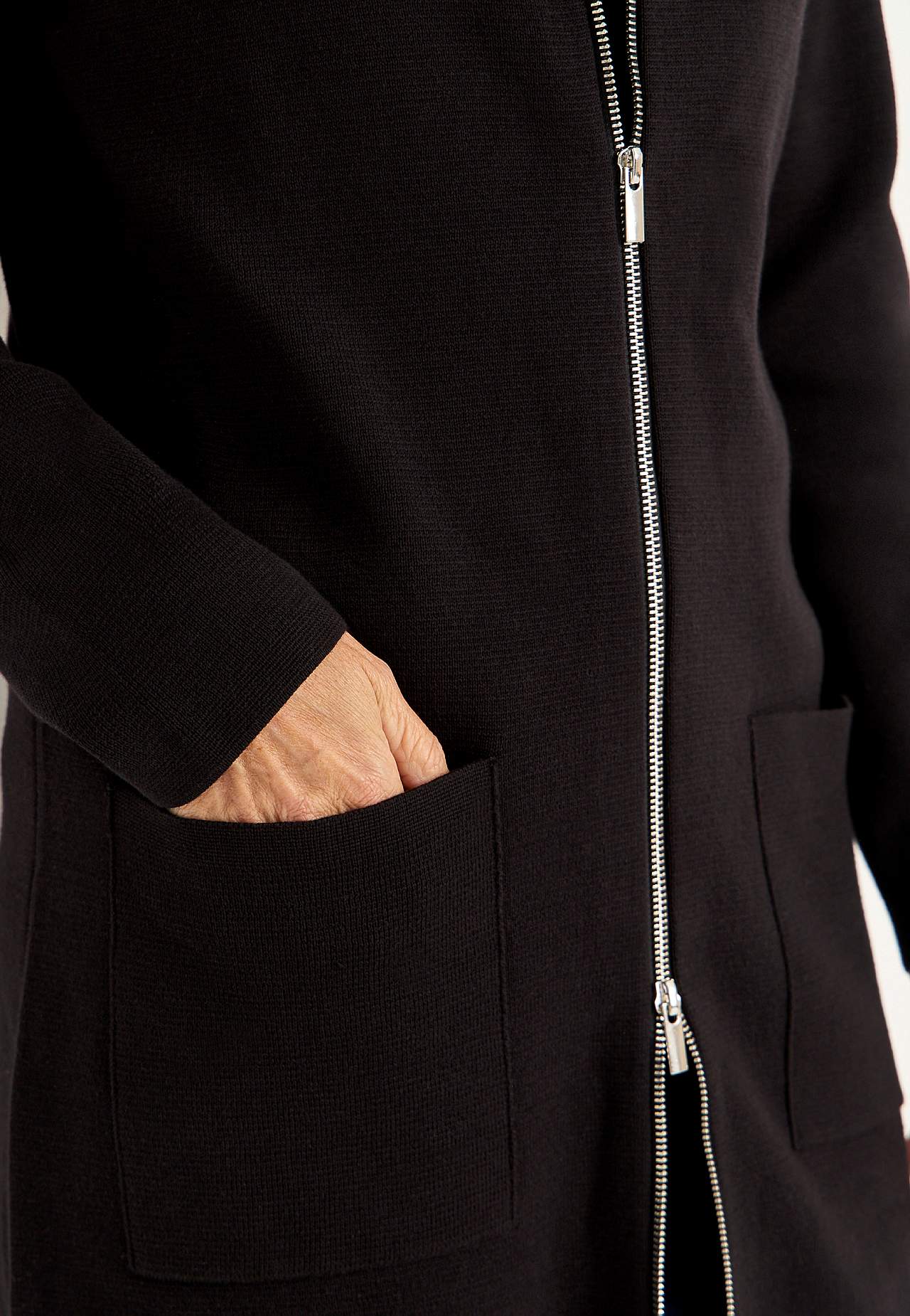 Cardigan mit Reißverschluss