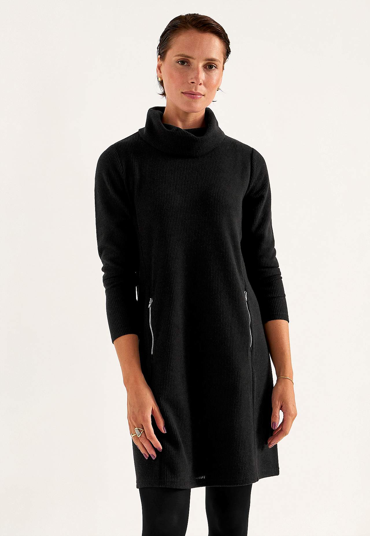 Super weiches Kleid mit Kragen Beata