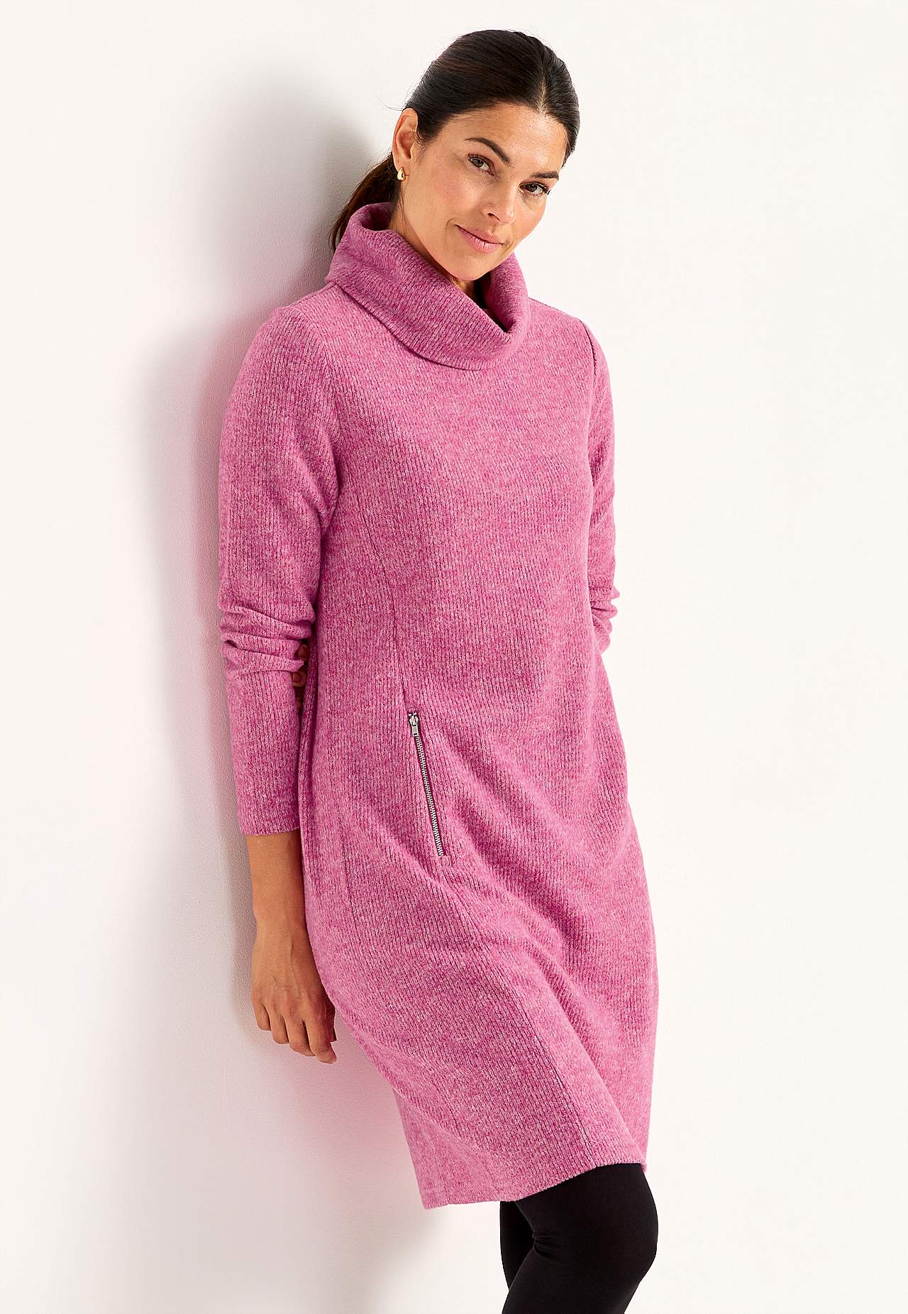 Super weiches Kleid mit Kragen Beata