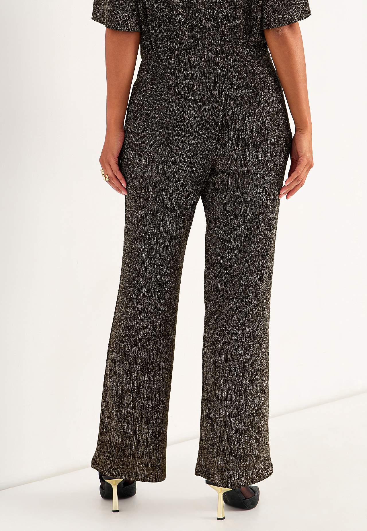 Glänzende Partyhose