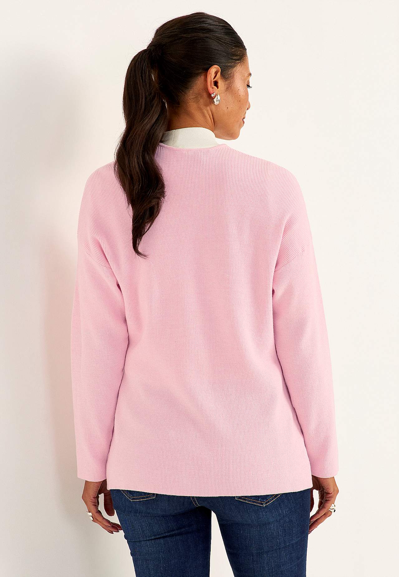 Fein gestrickt Cardigan