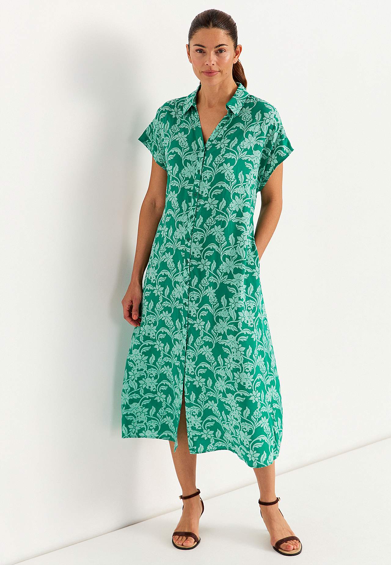 Hemdkleid mit Taschen