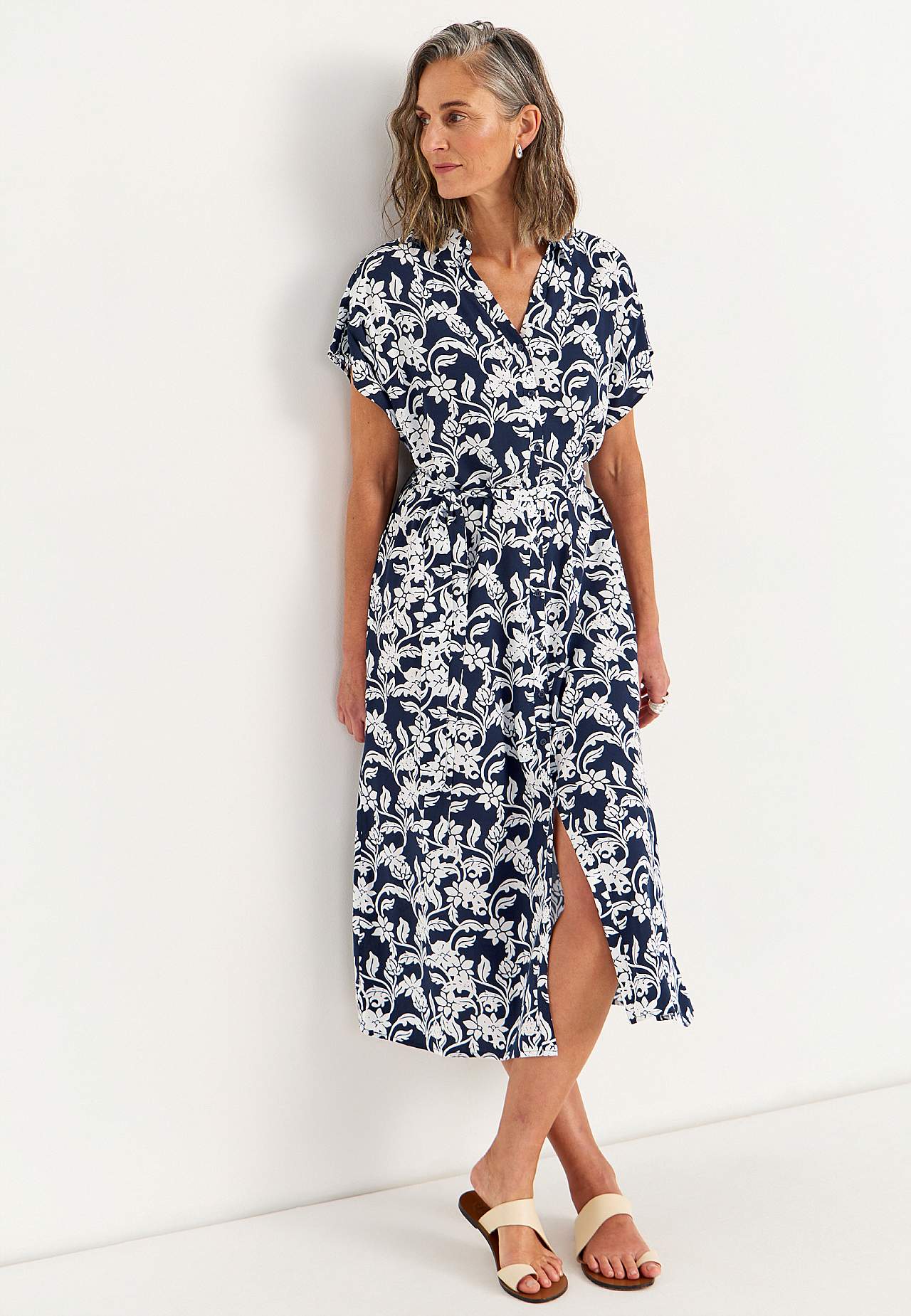 Hemdkleid mit Taschen