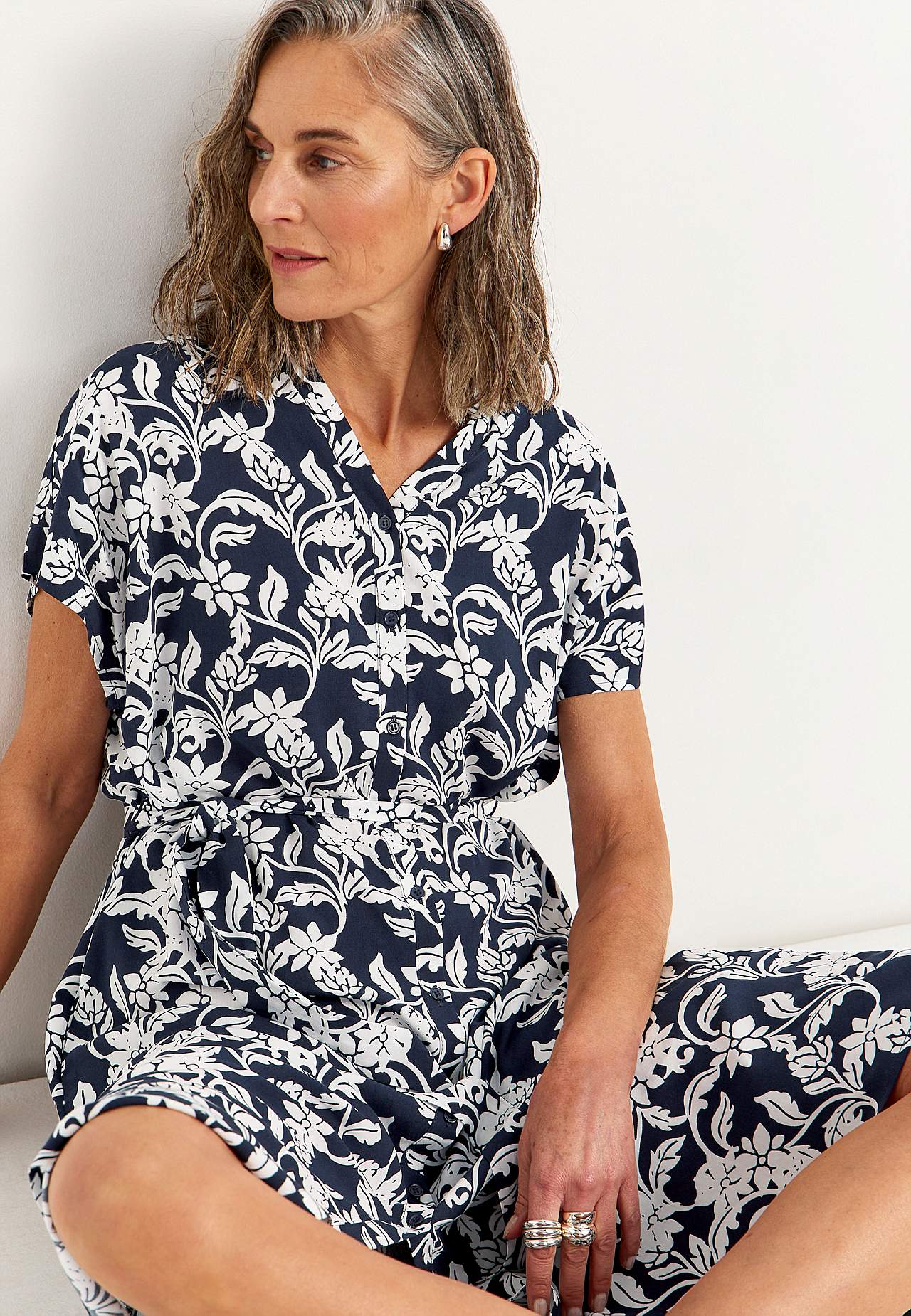 Hemdkleid mit Taschen