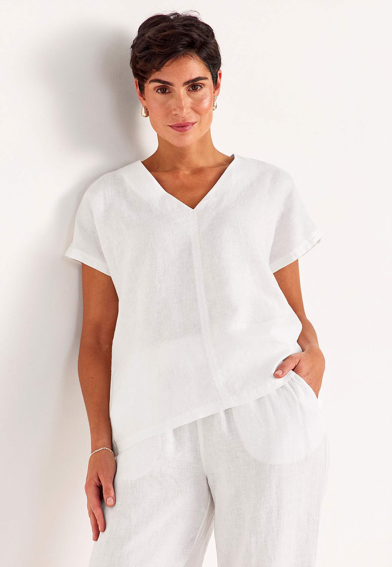 Leinen-Bluse Premium