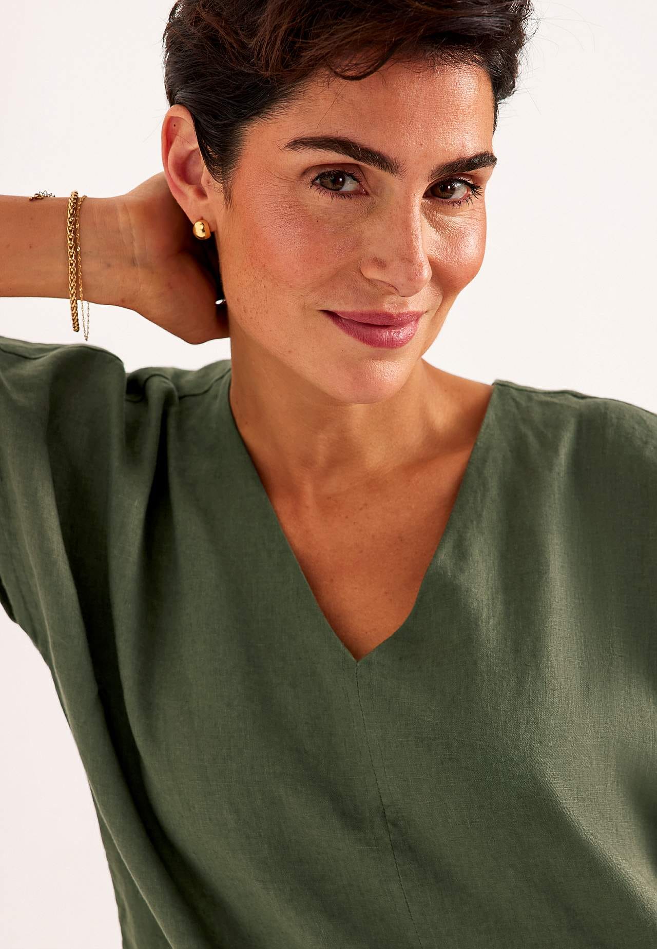 Leinen-Bluse Premium