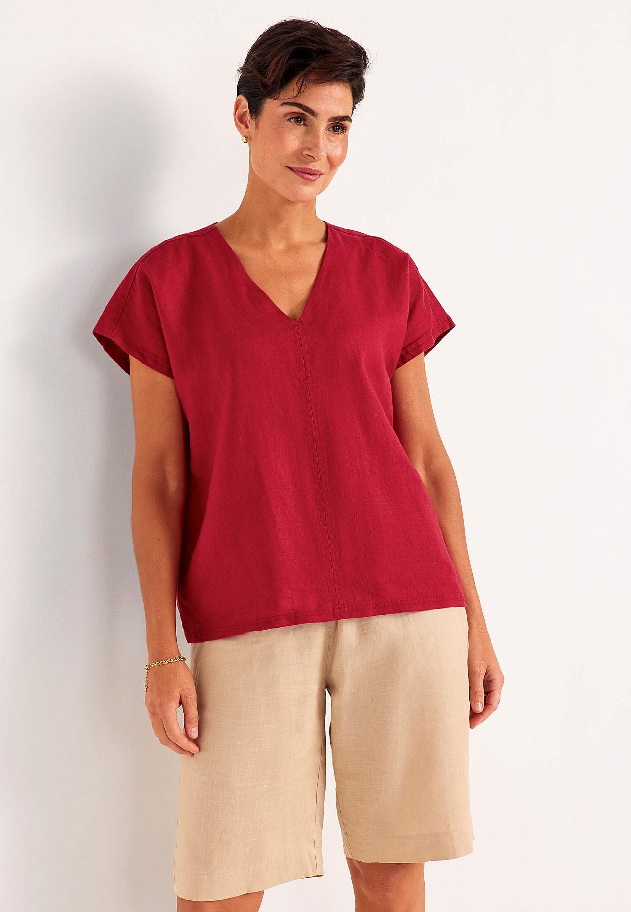 Leinen-Bluse Premium