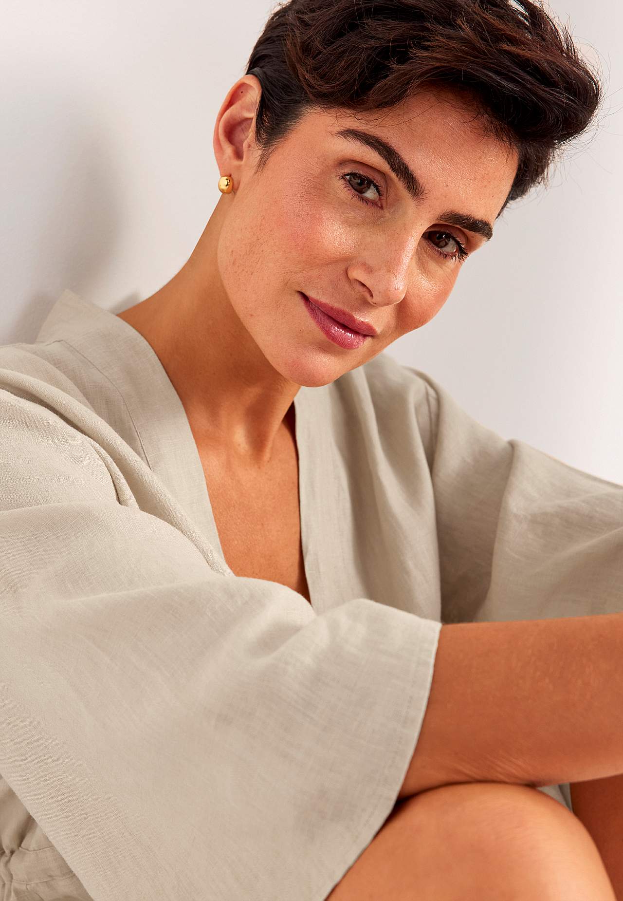 Kimono-Jacke Premium aus Leinen