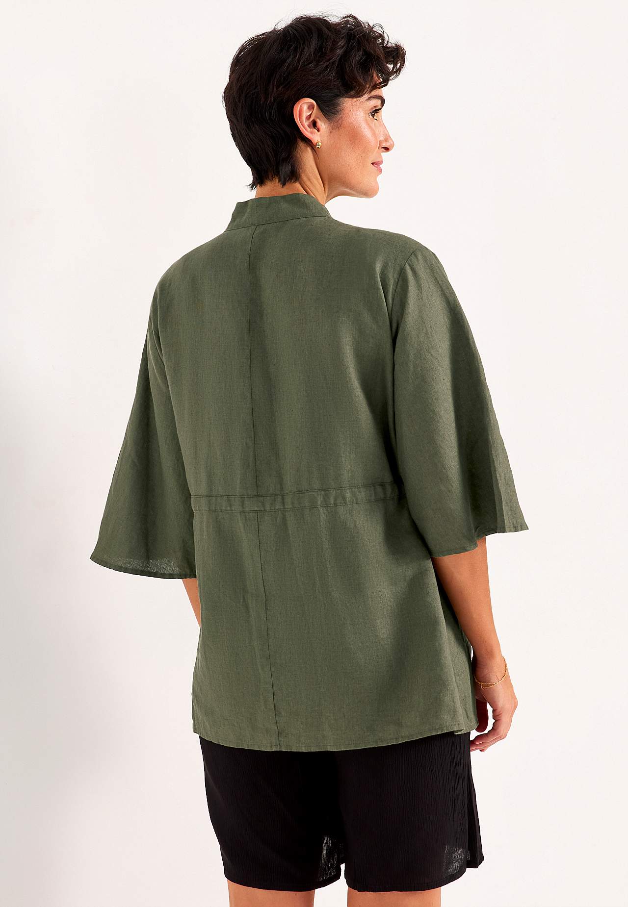 Kimono-Jacke Premium aus Leinen