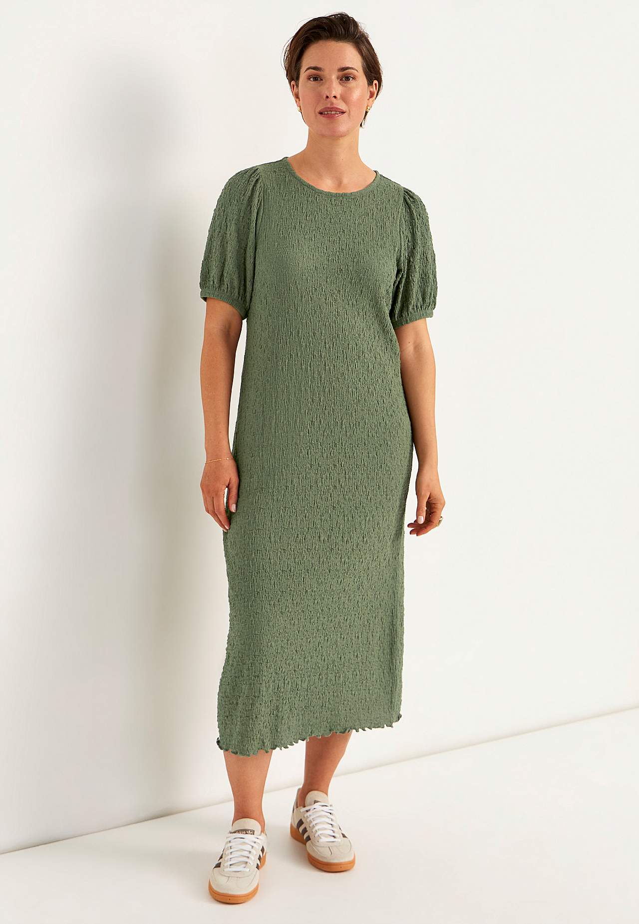 Jerseykleid mit Struktur