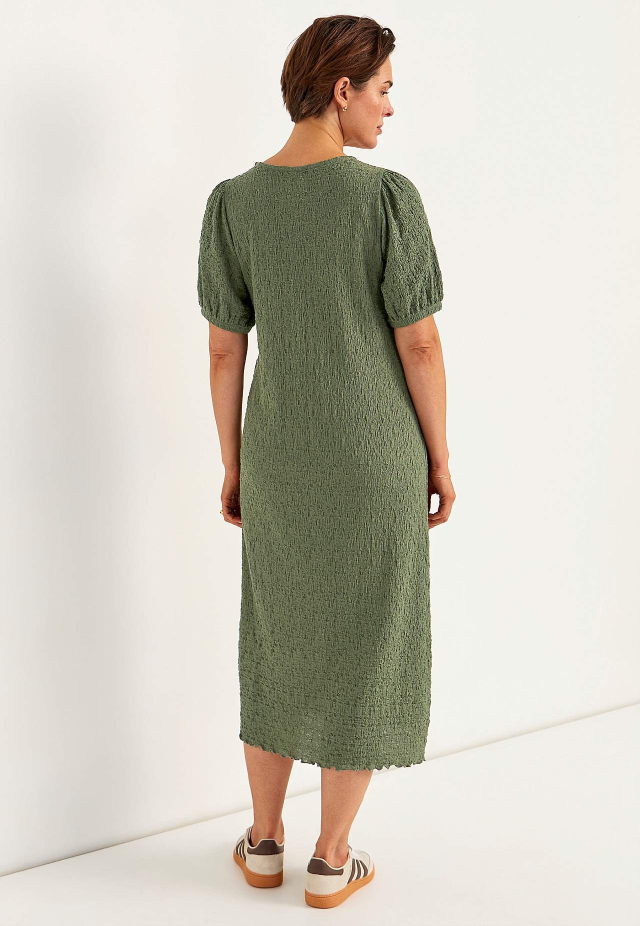 Jerseykleid mit Struktur