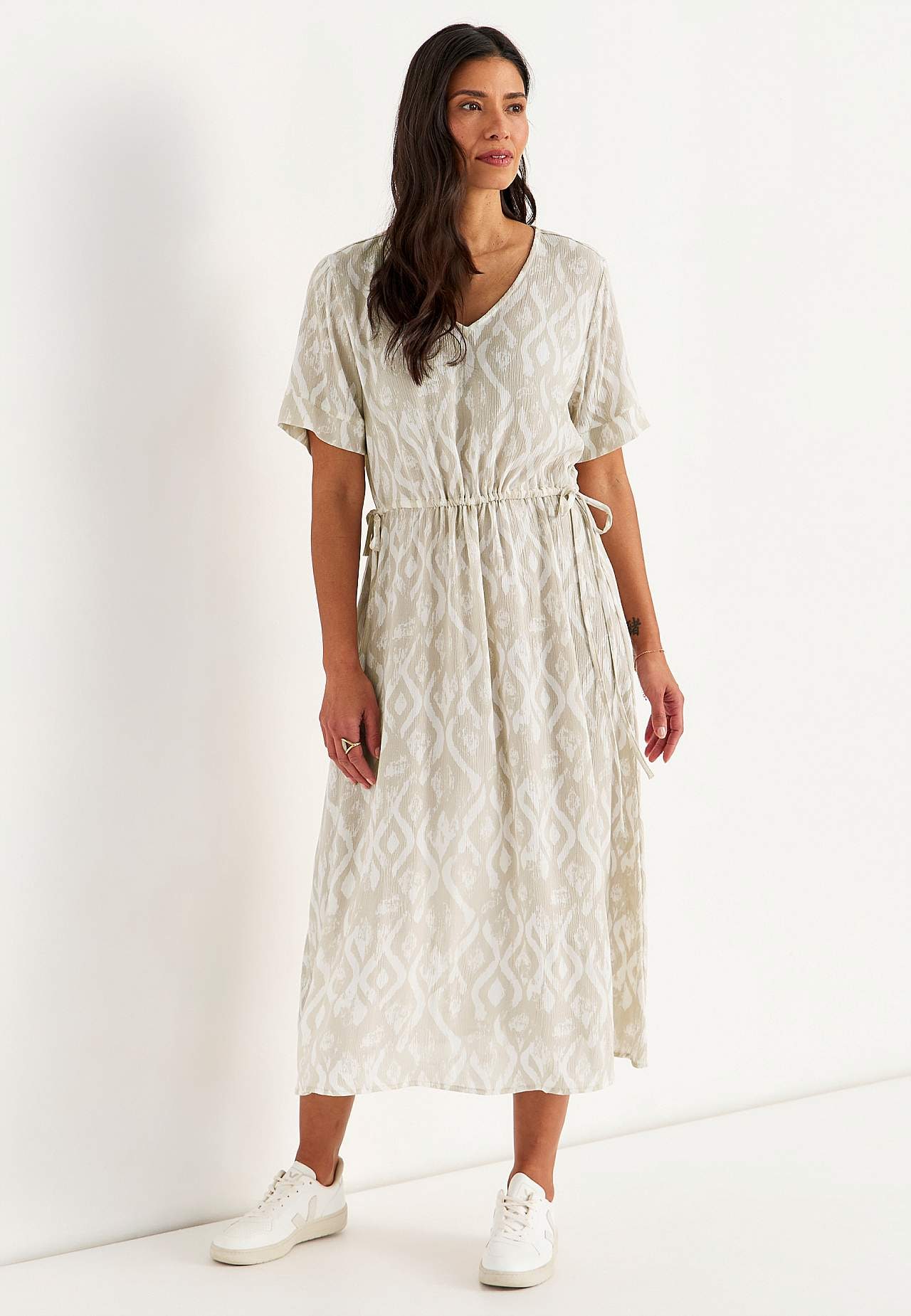 Kleid aus Krepp
