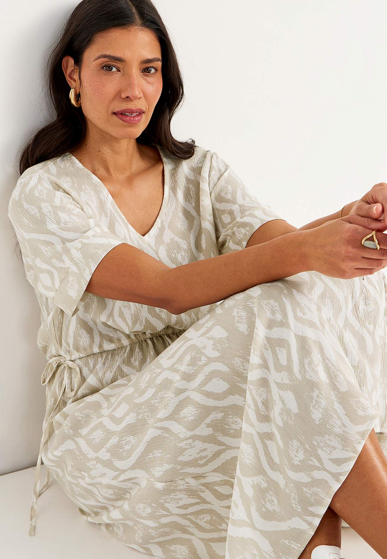 Kleid aus Krepp