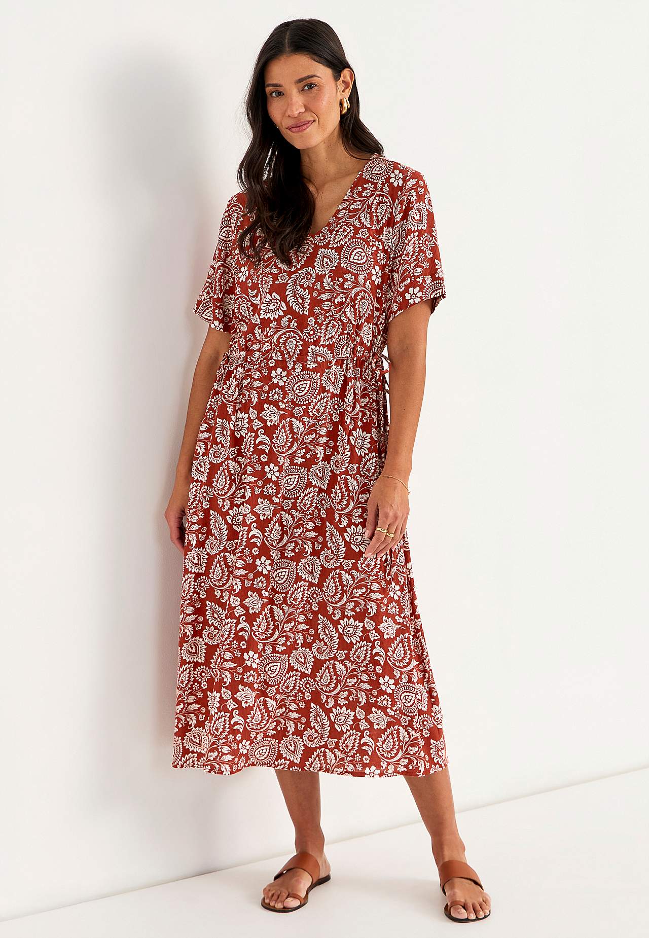 Kleid aus Krepp