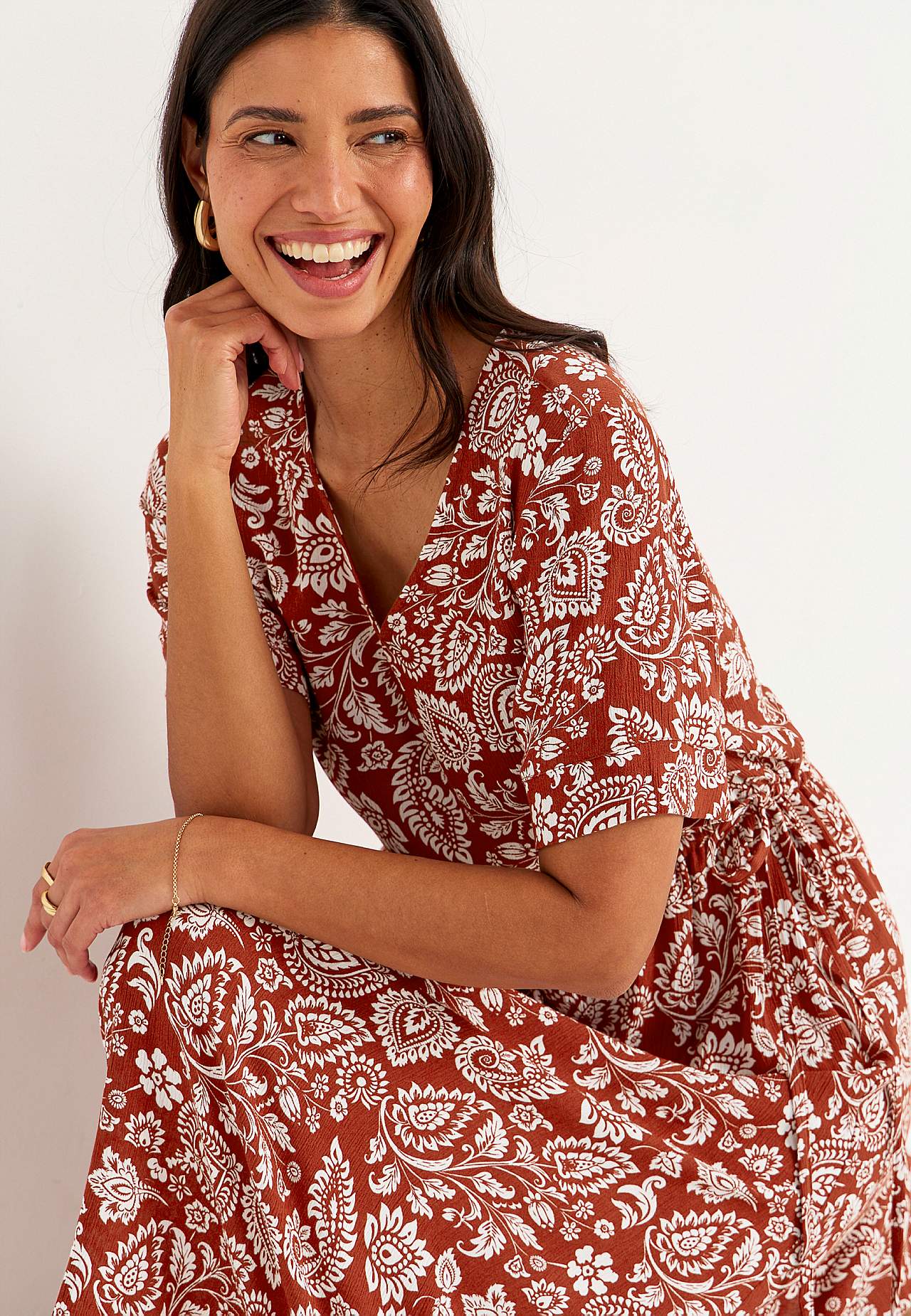 Kleid aus Krepp