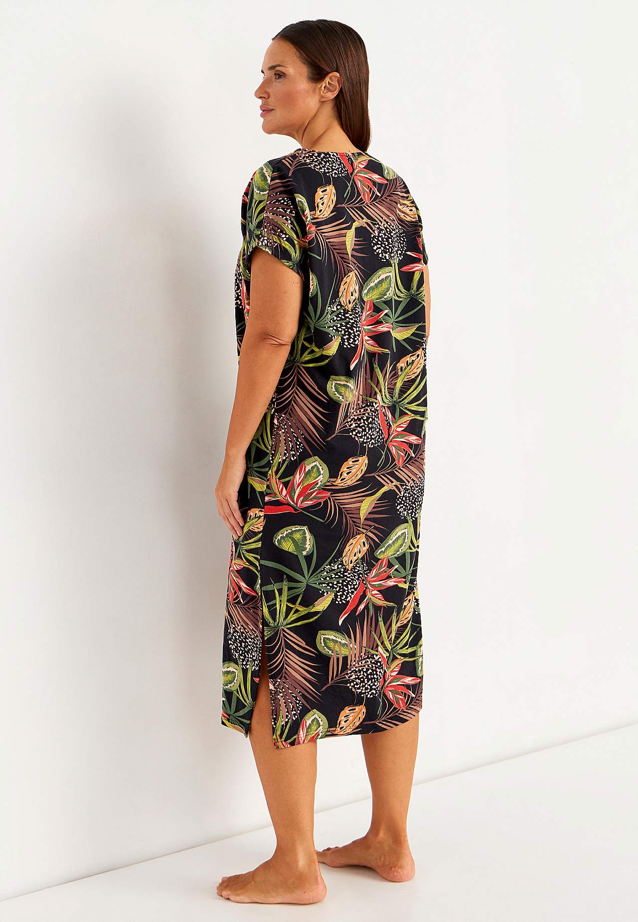 Strand-Kaftan aus Jersey