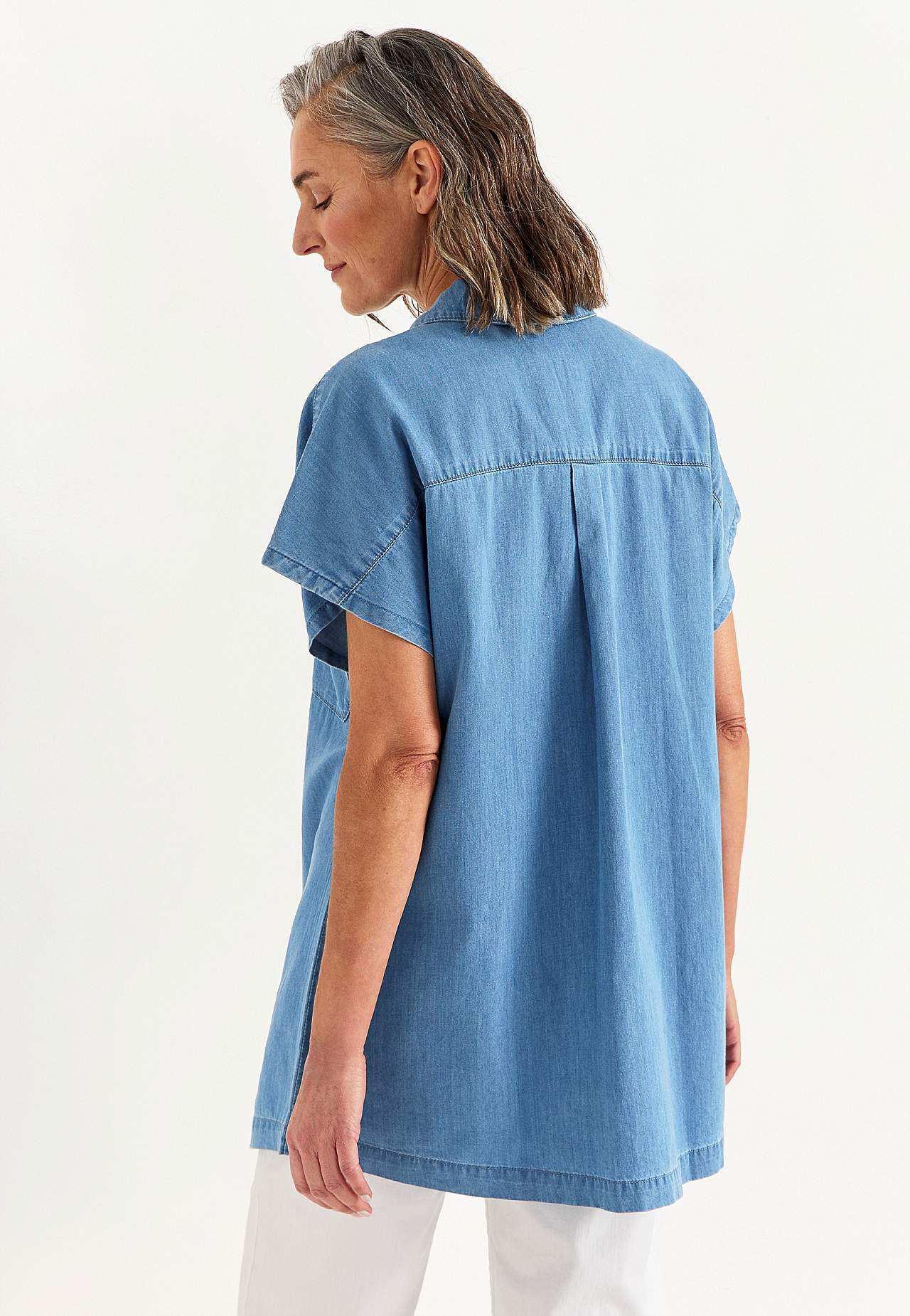 Super weiche Denim-Tunika