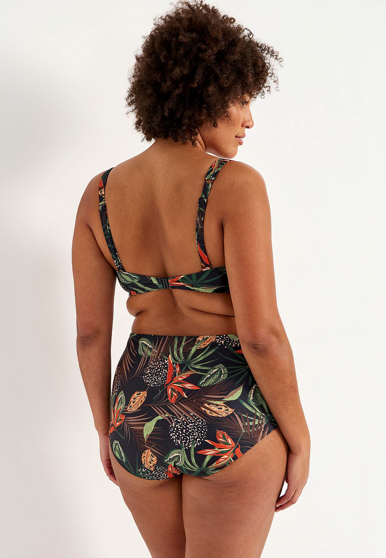 Gemusterter Bikini-BH