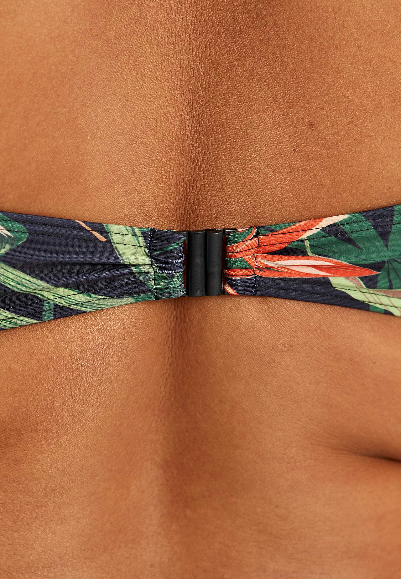 Gemusterter Bikini-BH