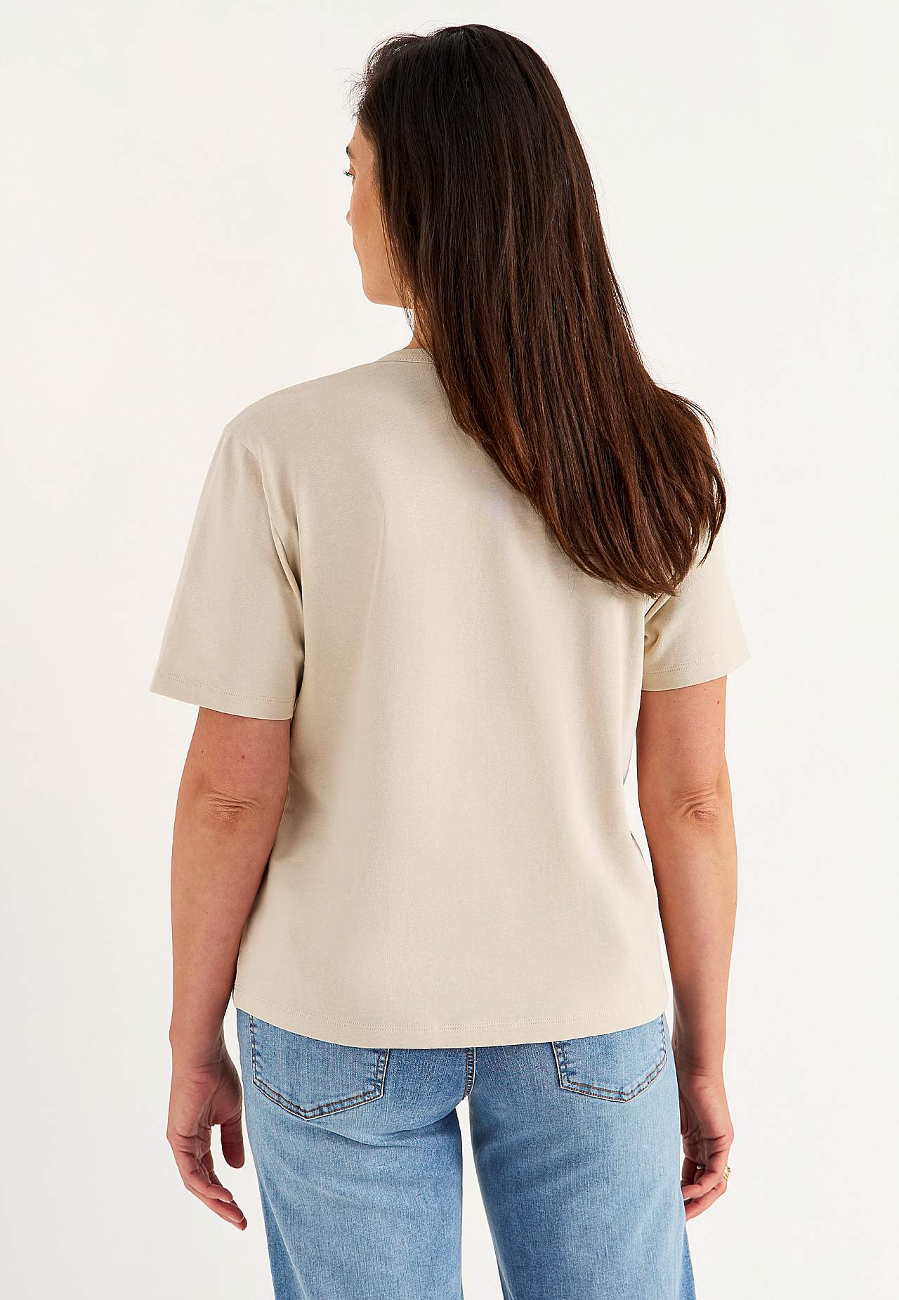 T-Shirt aus Bio-Baumwolle mit Druck