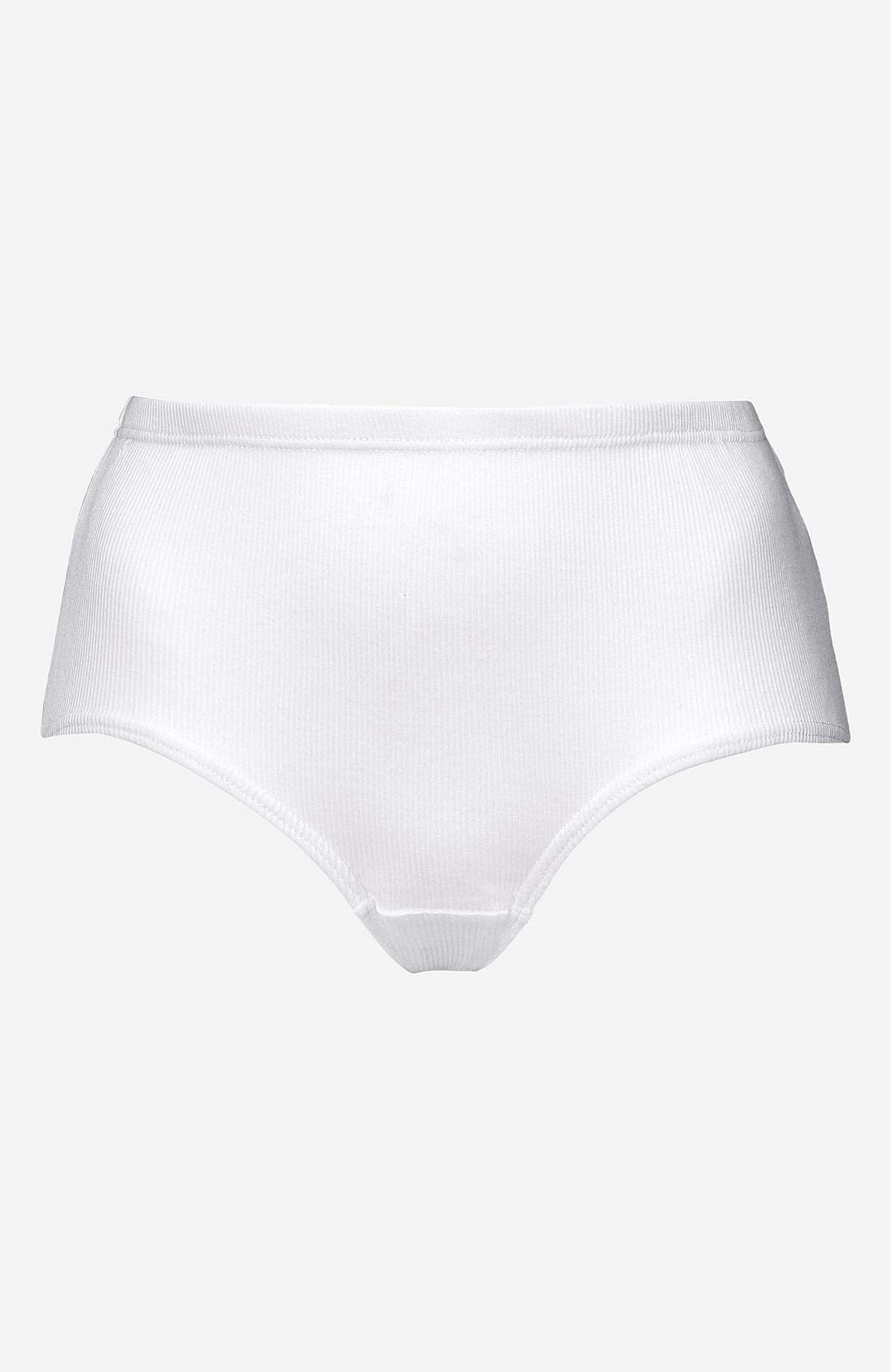Gerippte Damen-Unterhose aus Baumwolle Lisa 6er-Pack