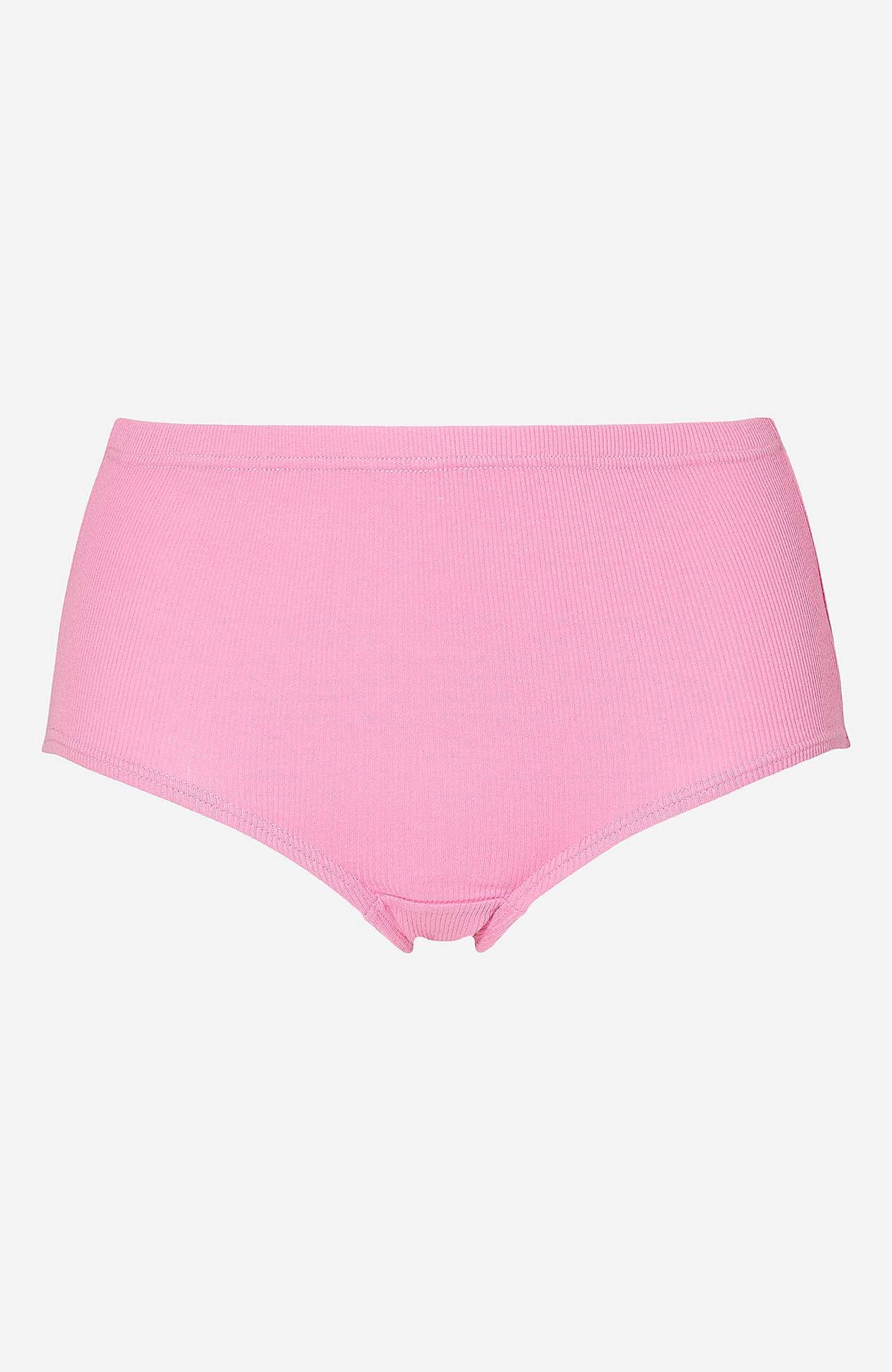 Gerippte Damen-Unterhose aus Baumwolle Lisa 6er-Pack