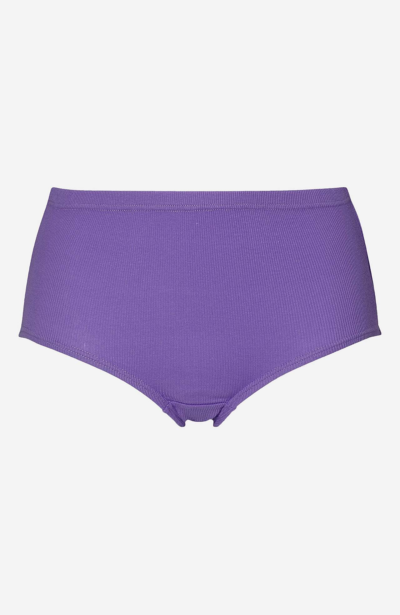 Gerippte Damen-Unterhose aus Baumwolle Lisa 6er-Pack