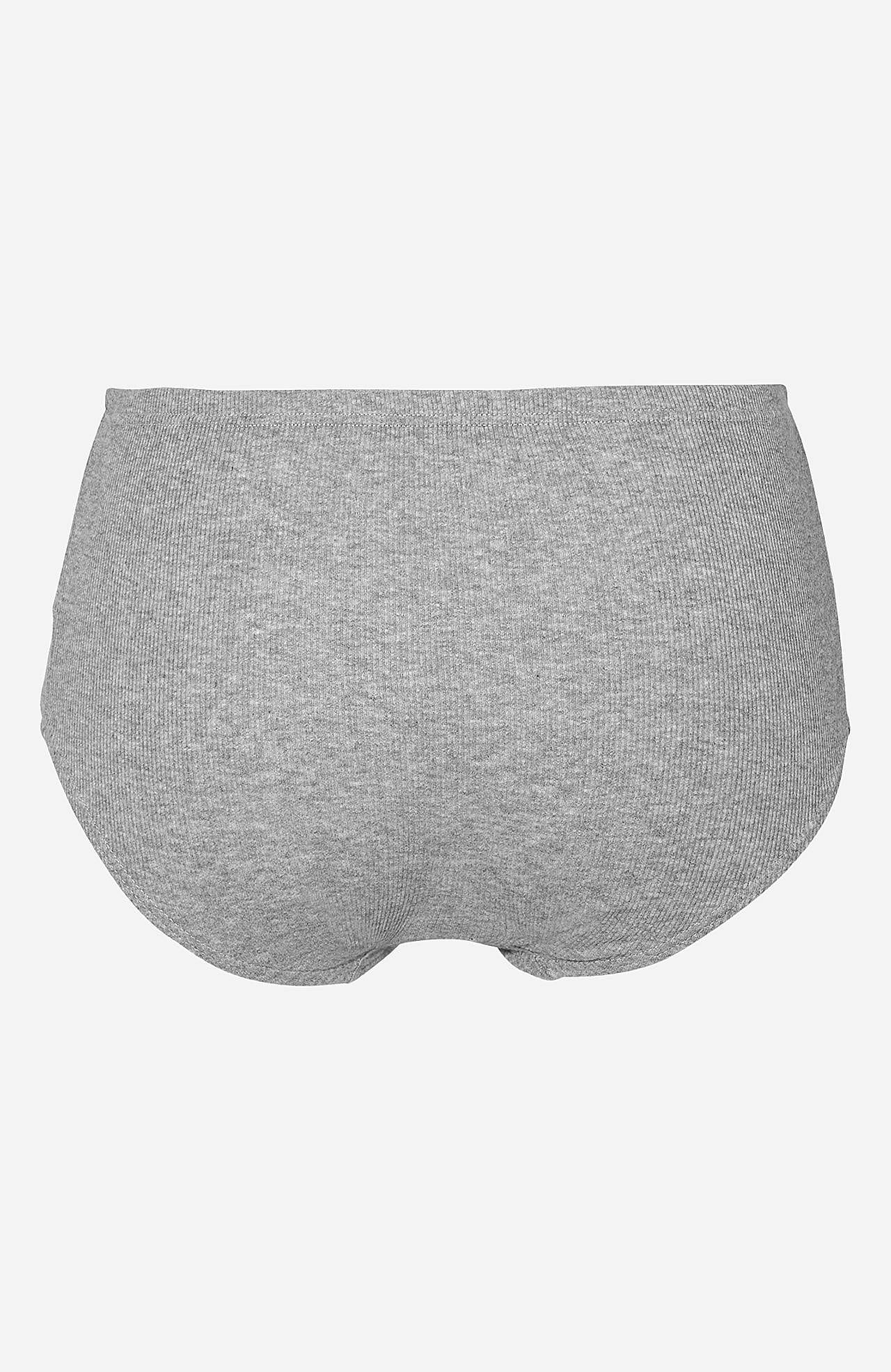 Gerippte Damen-Unterhose aus Baumwolle Lisa 6er-Pack