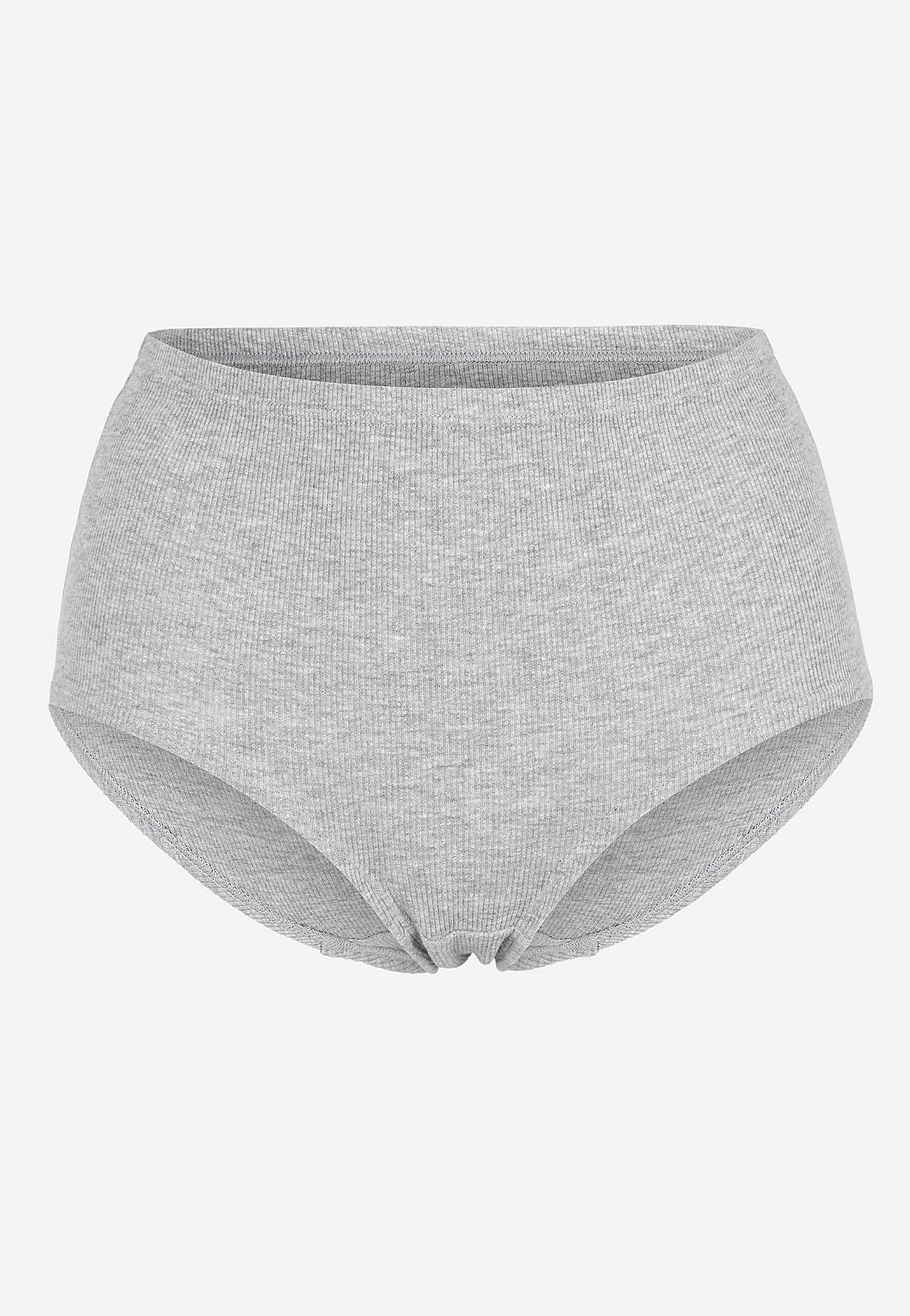 Gerippte Damen-Unterhose aus Baumwolle Lisa 6er-Pack