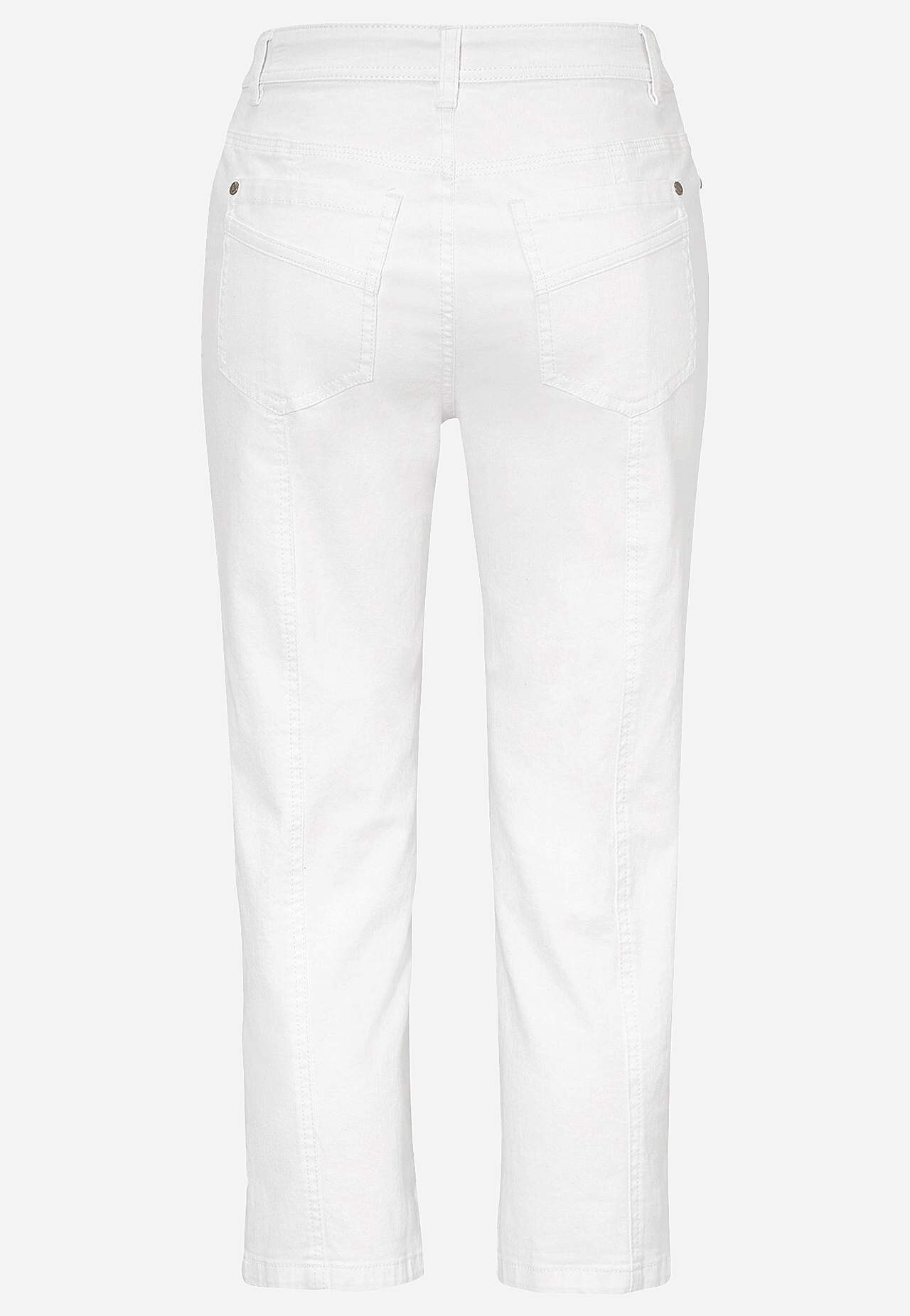 Cropped Jeans mit Fünf-Taschen-Design