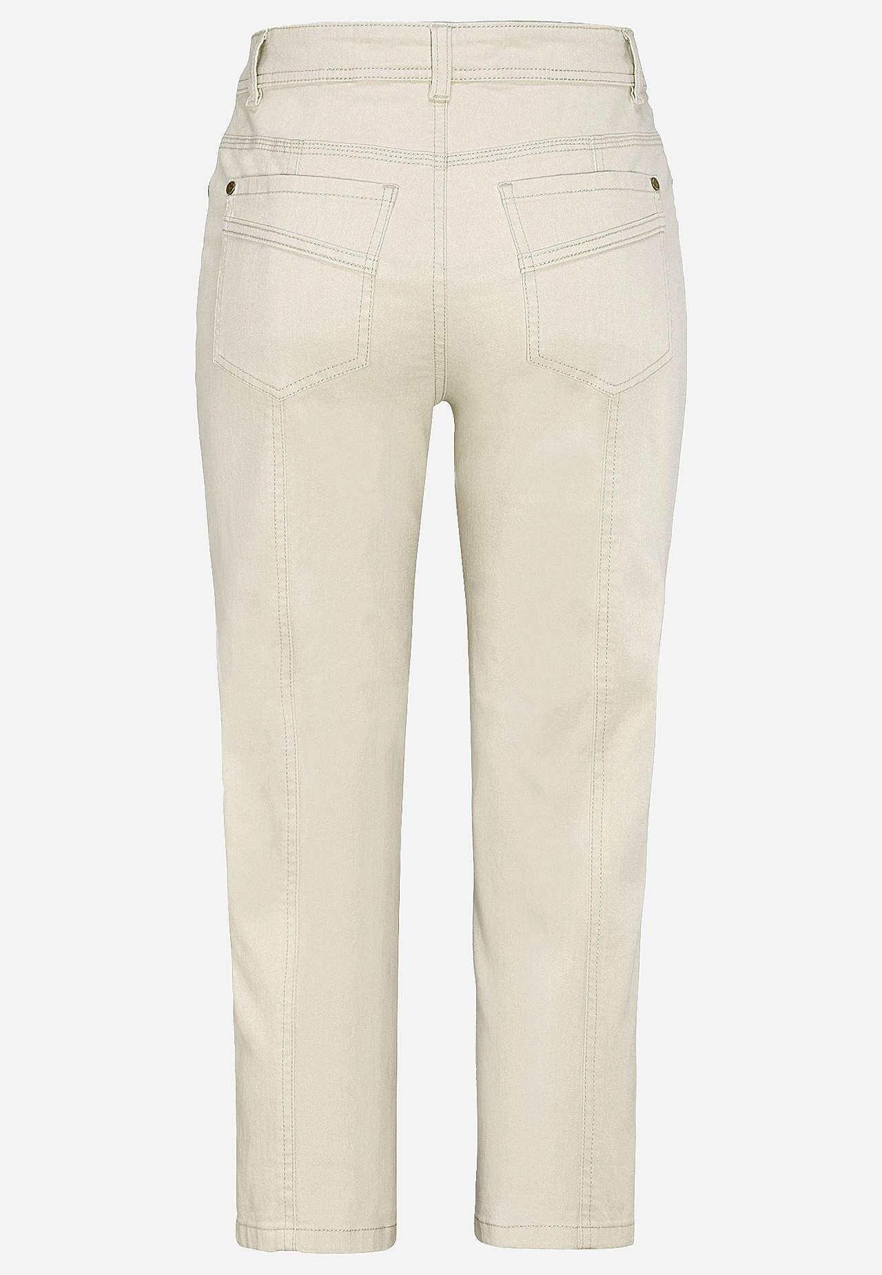 Cropped Jeans mit Fünf-Taschen-Design