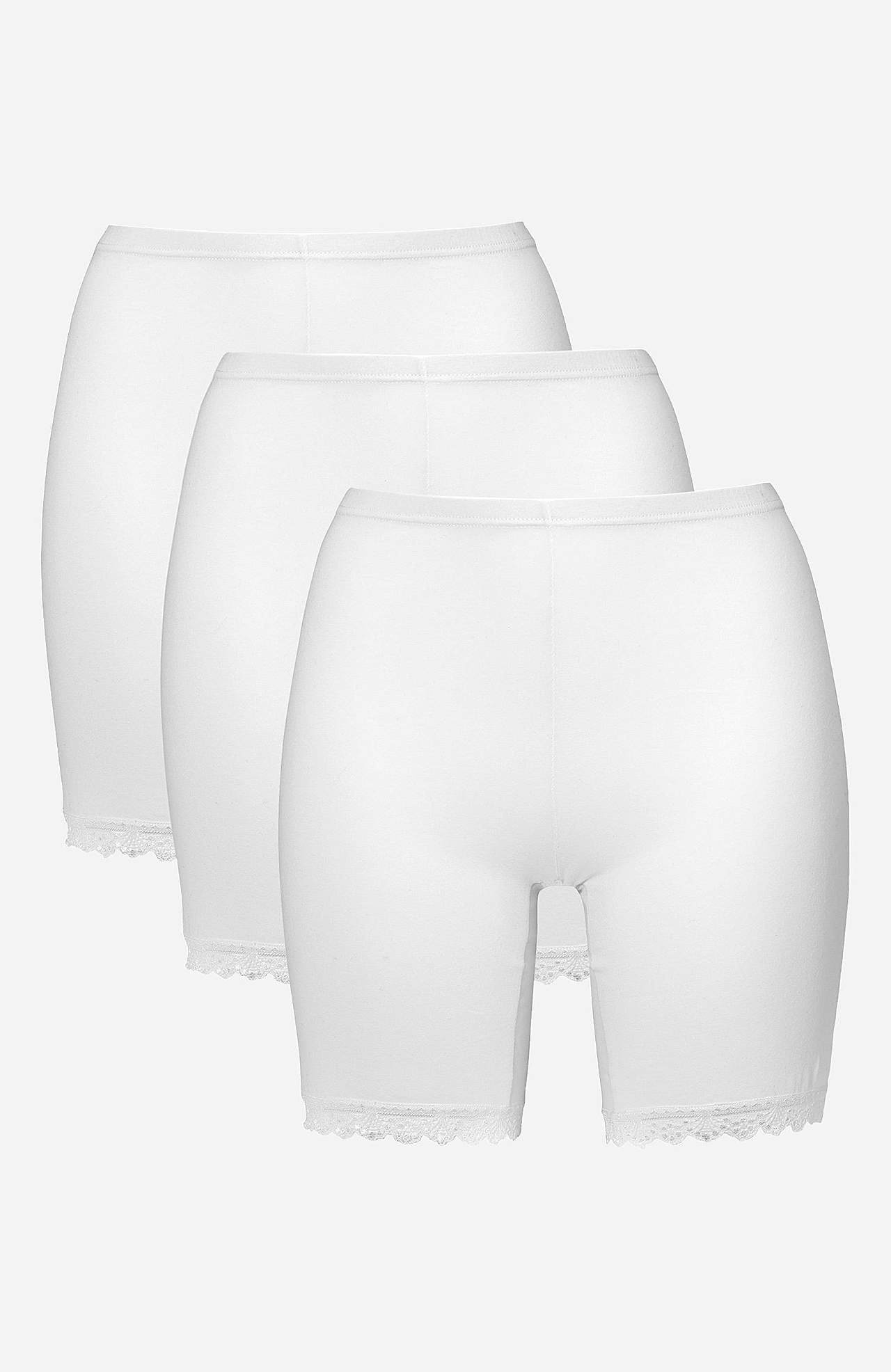 Baumwollslip mit längerem Bein Elise 3er-Pack